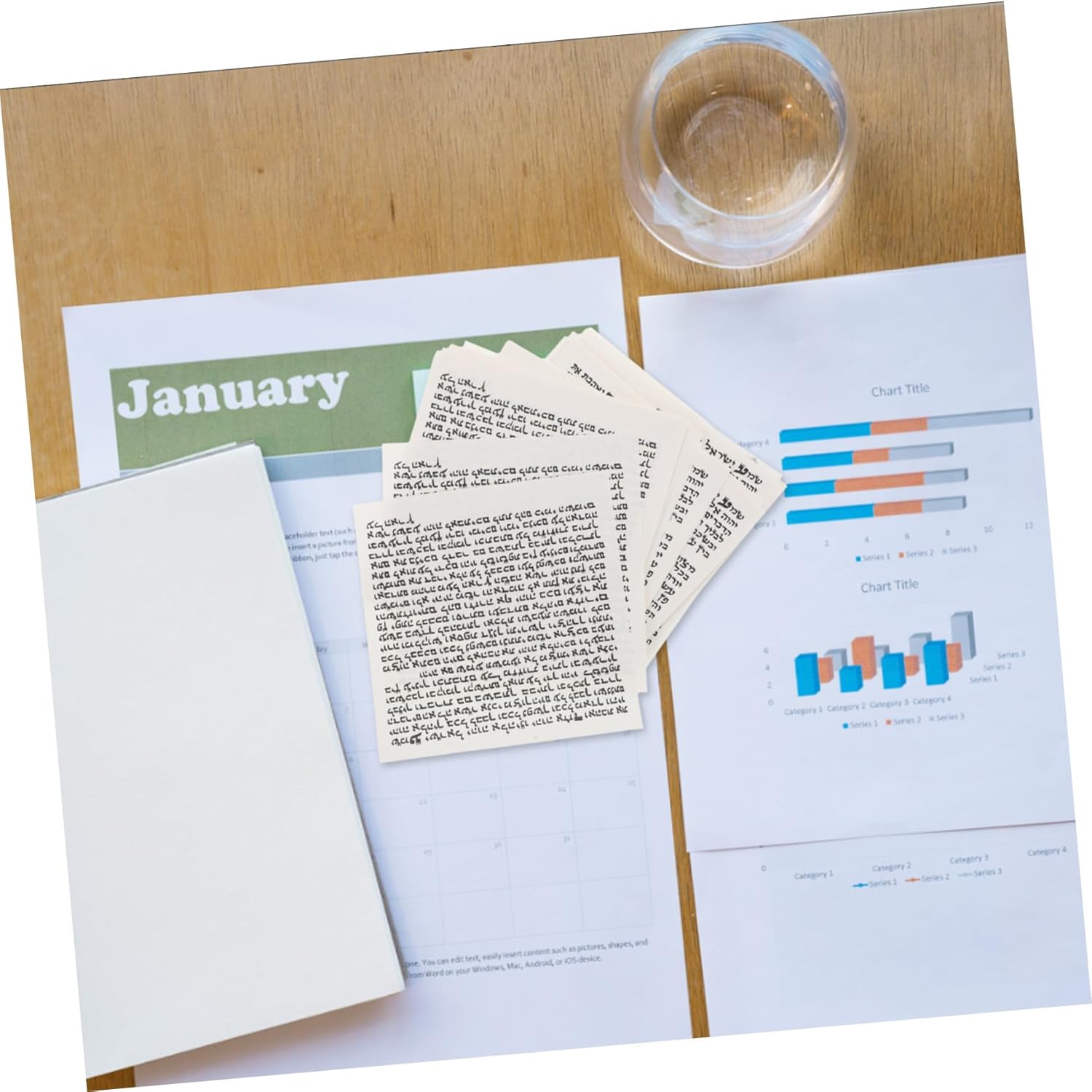 IMIKEYA 50pcs Mezuzah Scroll Jewish Door Decor Elegant Hebrew Wall Art for Home Blessings and Religious Significance