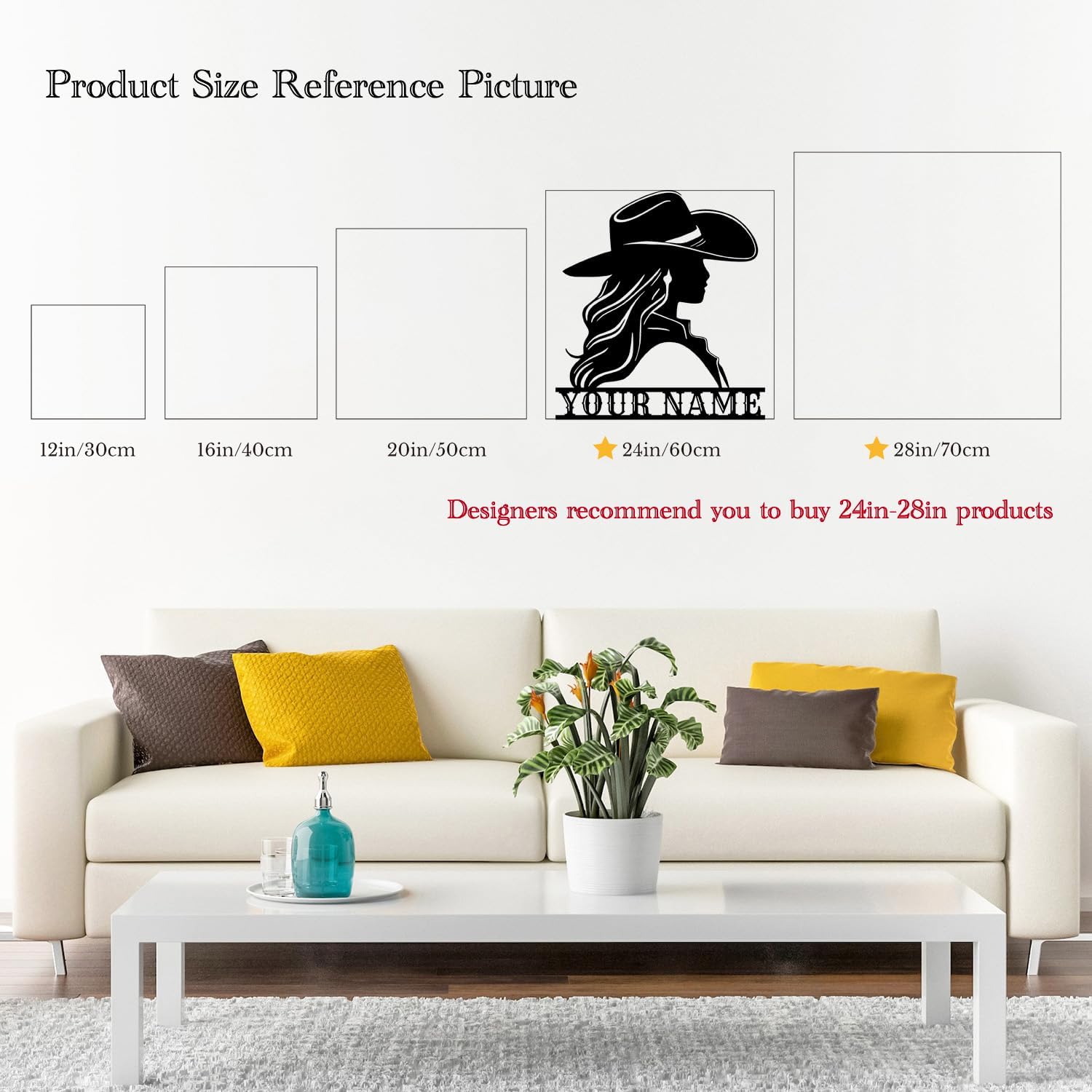 Custom Cowgirl Riding Horse Metal Wall Art