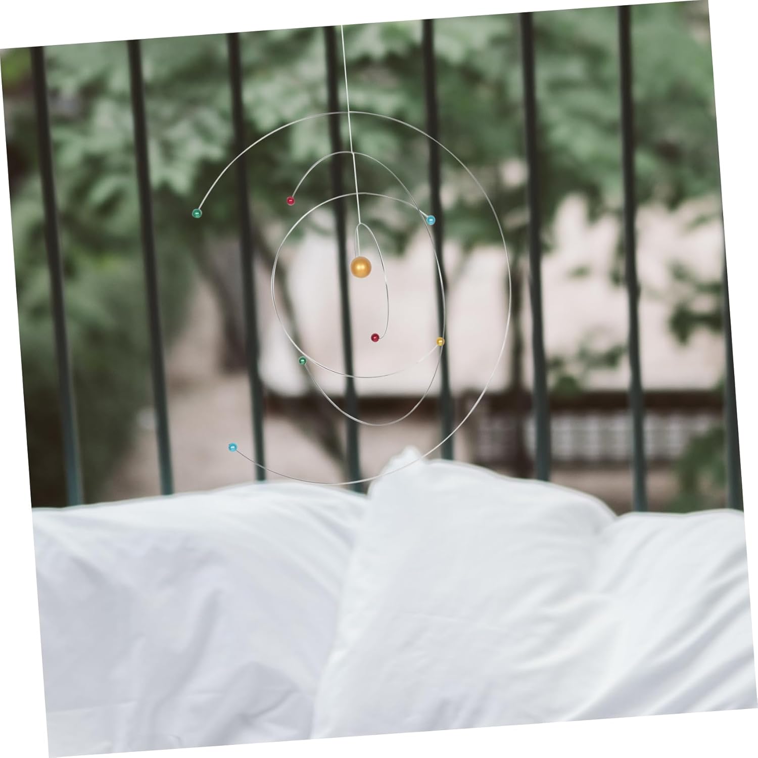 Luxshiny Modern Hanging Mobile Wind Chime Science Decor Model
