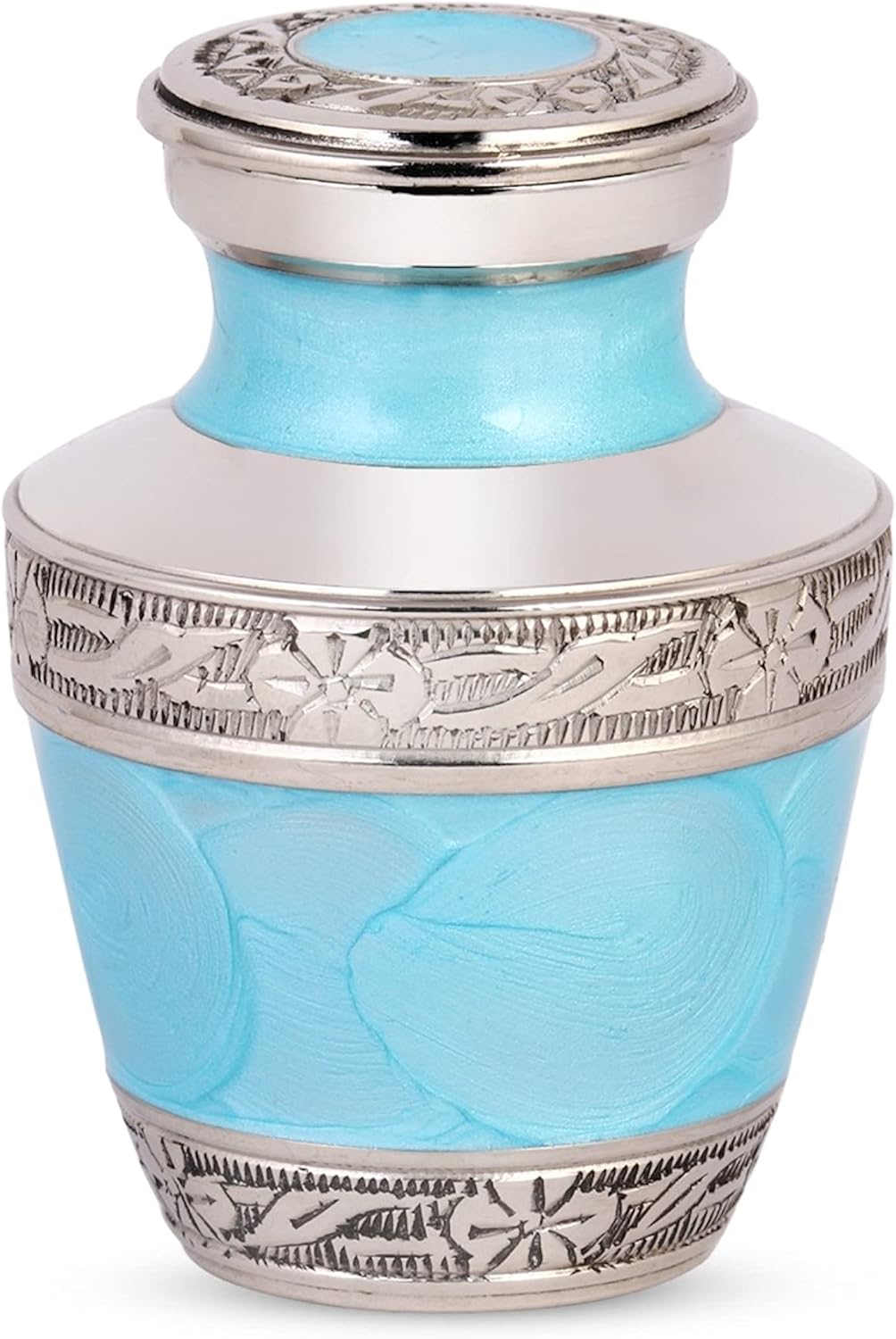 Small Urns for Human Ashes Ocean Blue Keepsake Urn Set