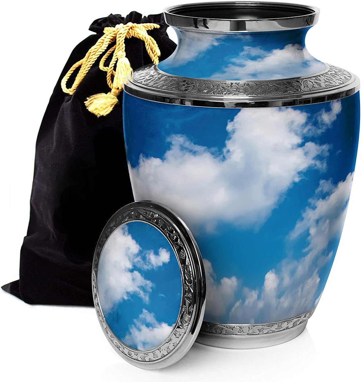 Prime Preferred Choice Heavenly Clouds Decorative Urns for Human Ashes