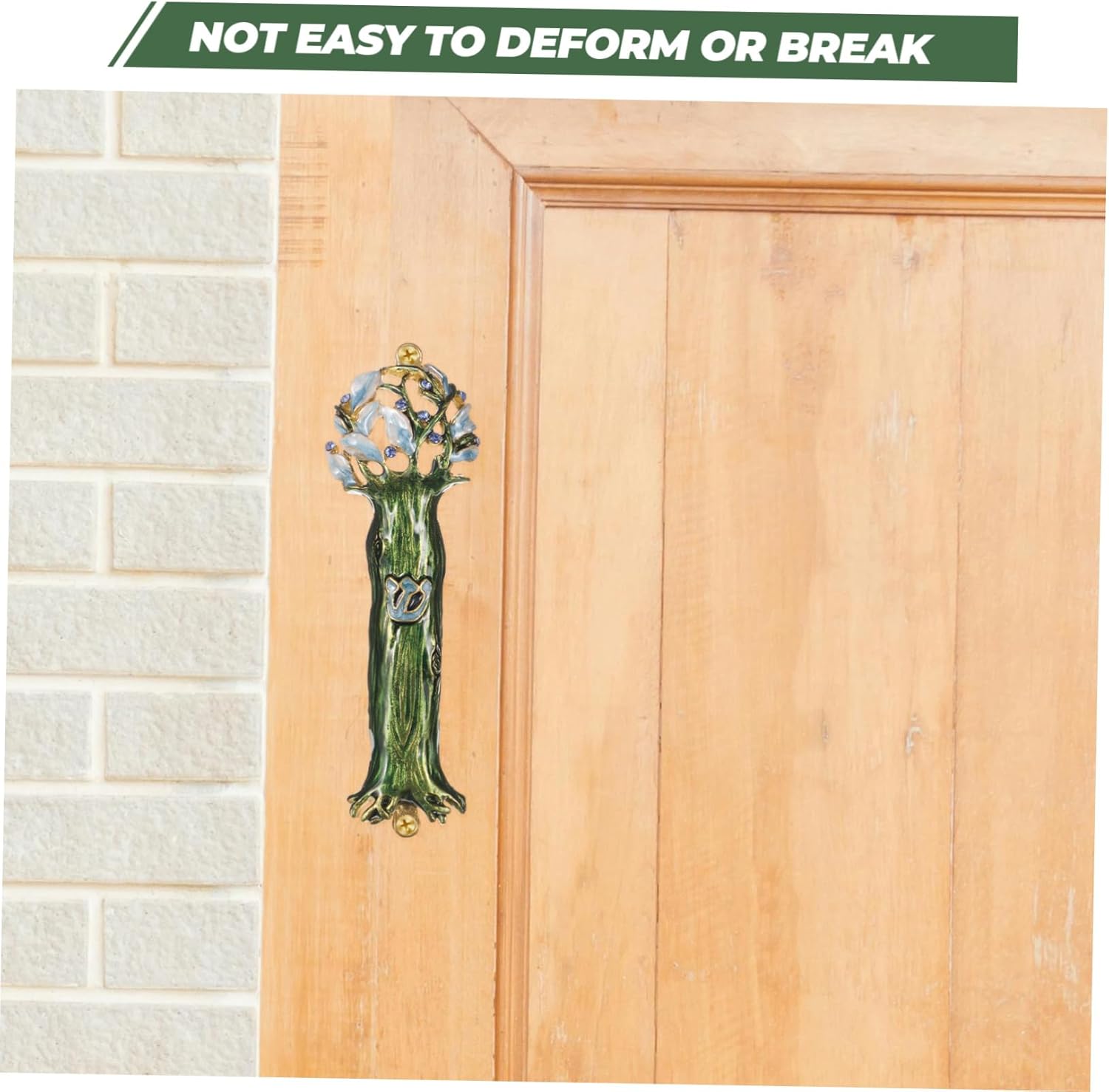 IMIKEYA Retro Metal Mezuzah Door Ornament Decor