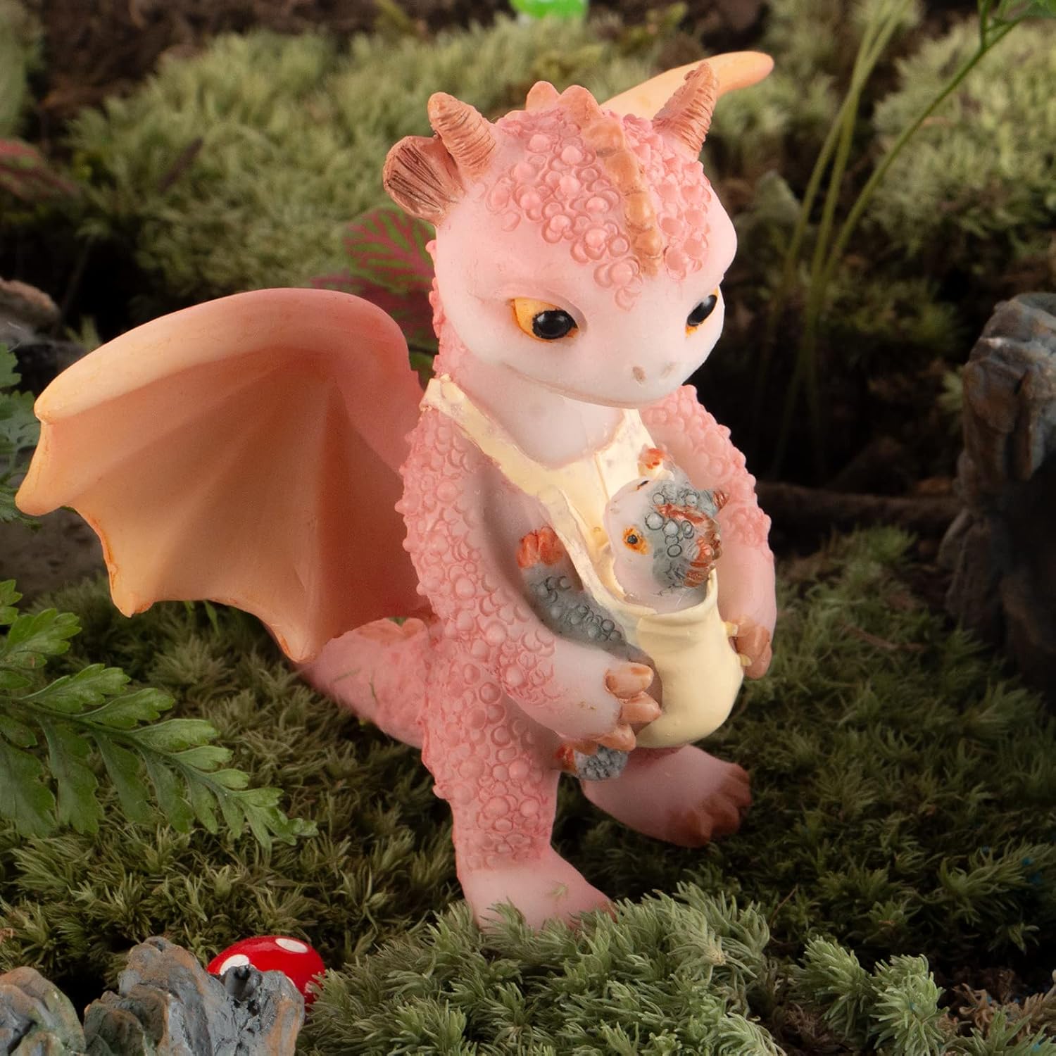 Mini Dragon Figurine Resin Home Decor