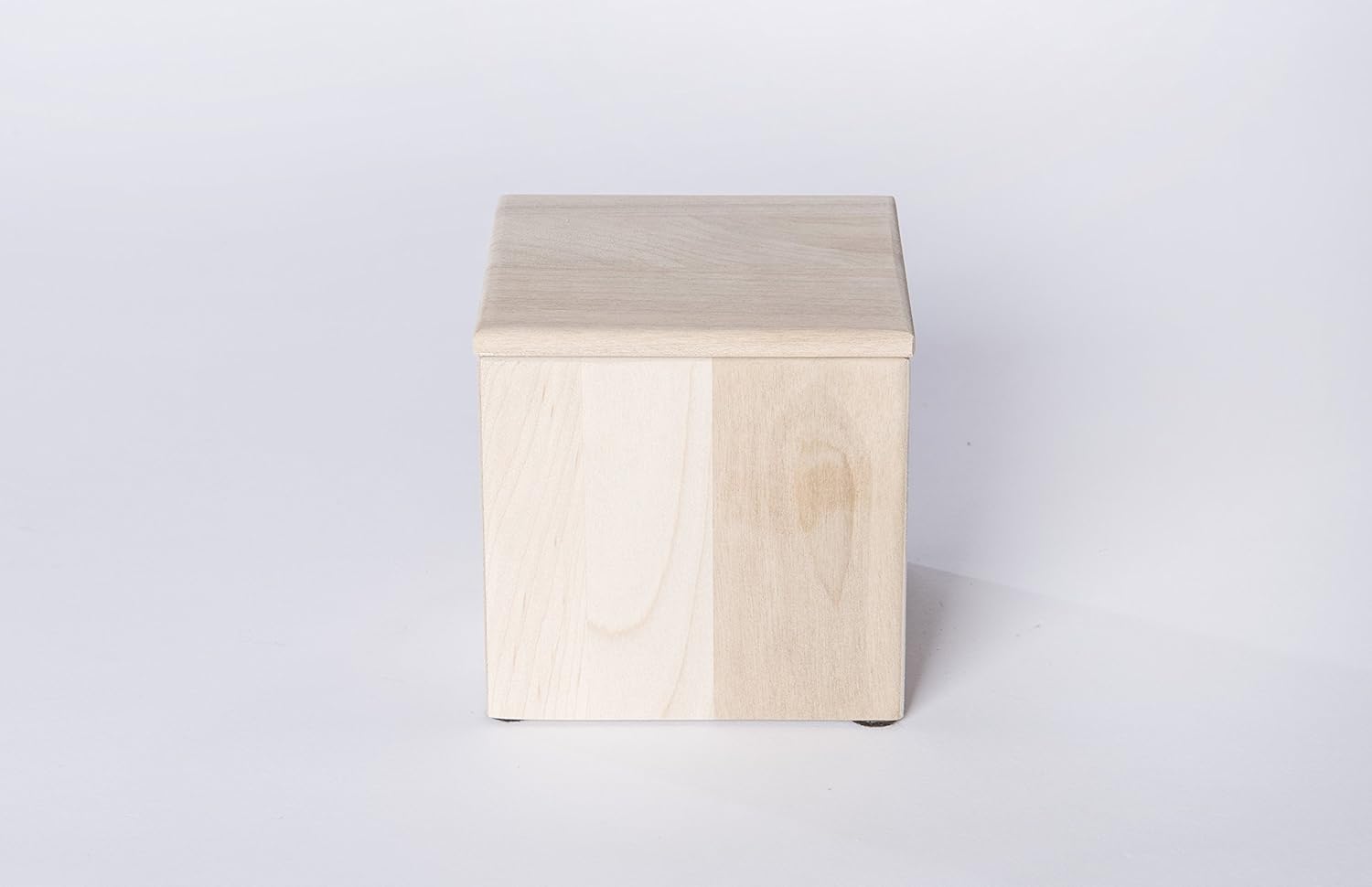 Cremation Urn for Human or Pet Ashes - Maple Keepsake Box