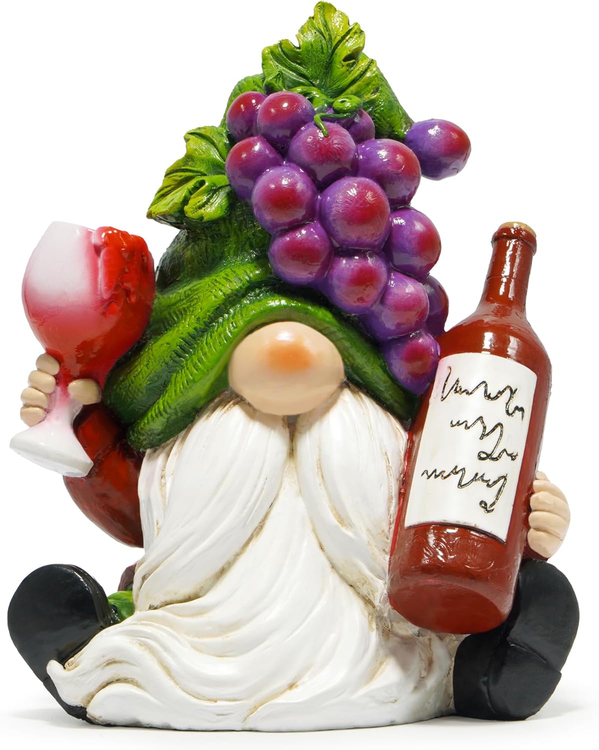 Hodao Red Wine Gnome Figurines Decor