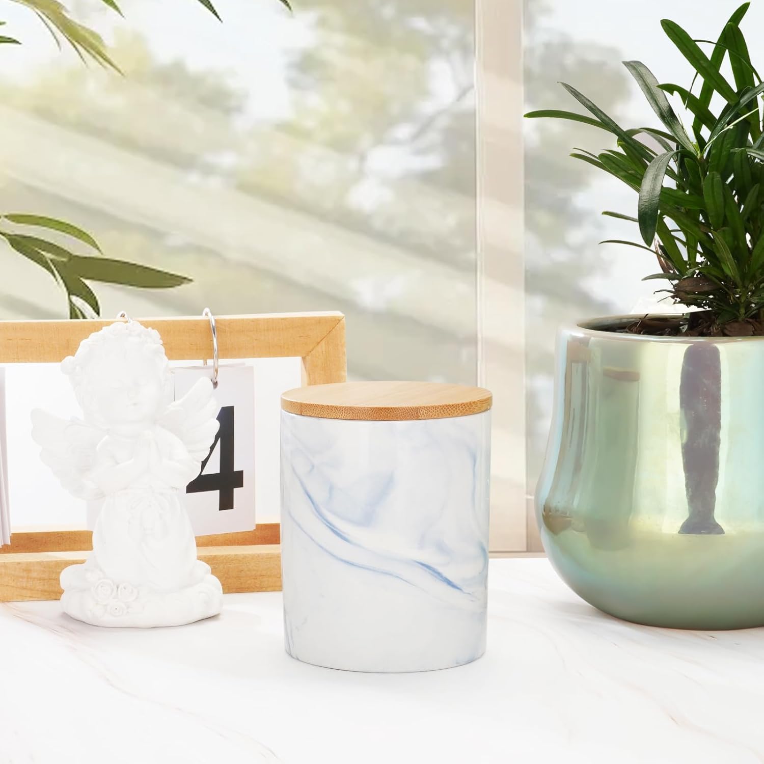 SOITIS Ceramic Urn for Human Ashes 413 Inch Memorial Keepsake
