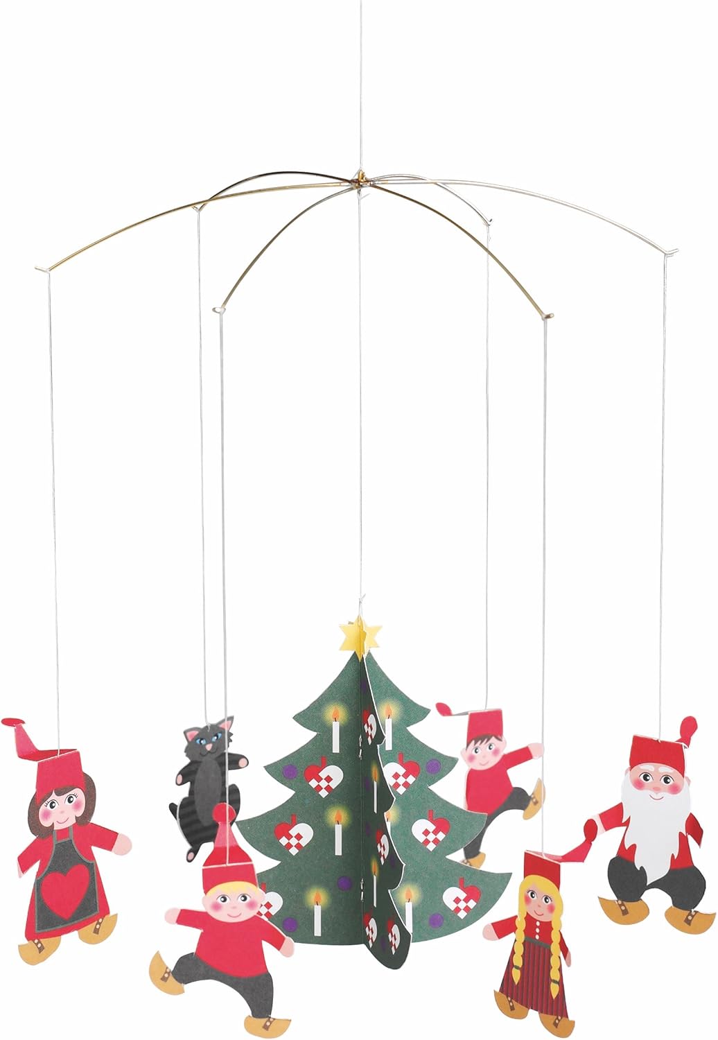 Flensted Mobiles Pixy Family Hanging Mobile 11 Inches