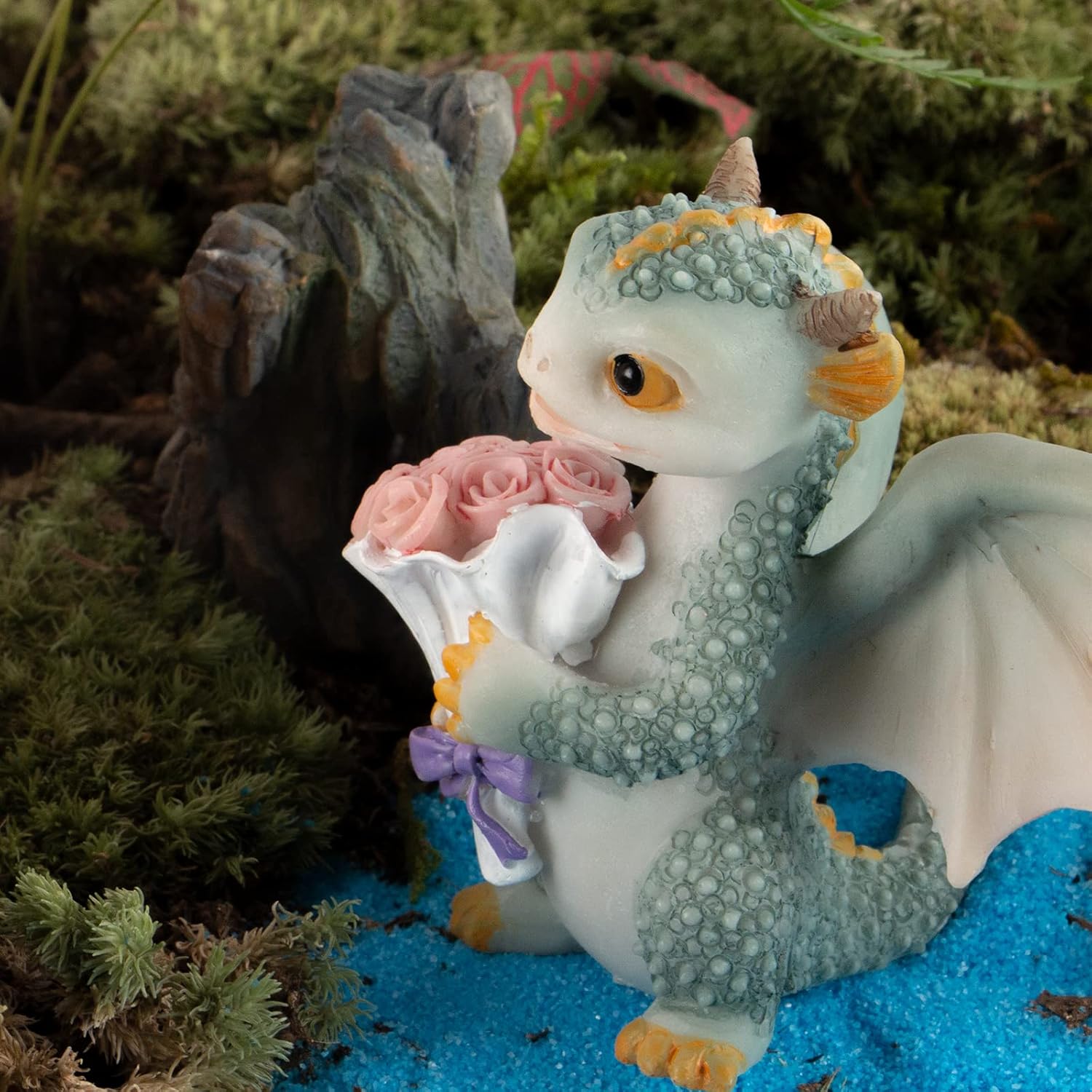 Mini Dragon Figurine - Resin Home Decor Statue