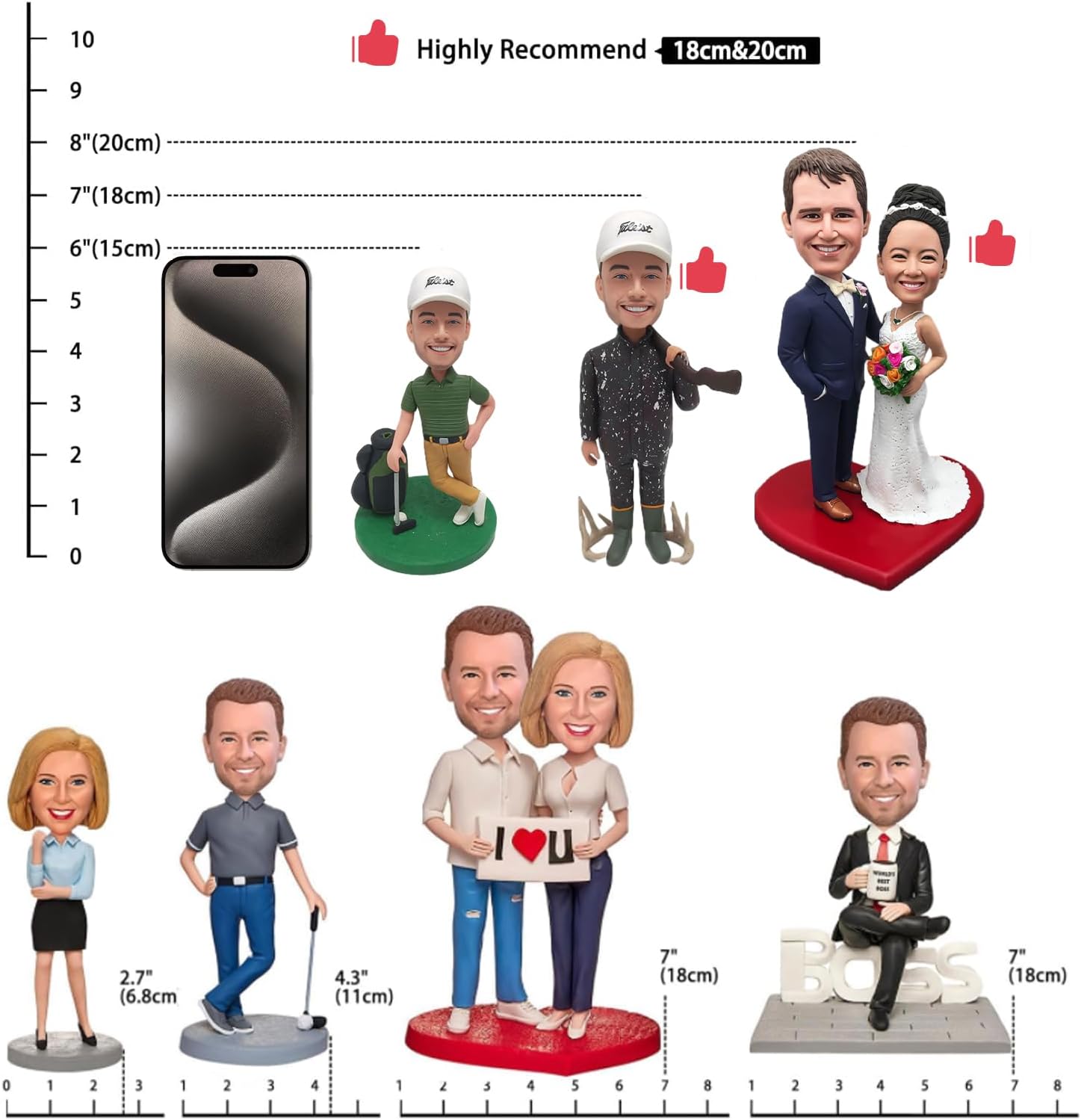 Custom Riding Horse Bobblehead Figurine