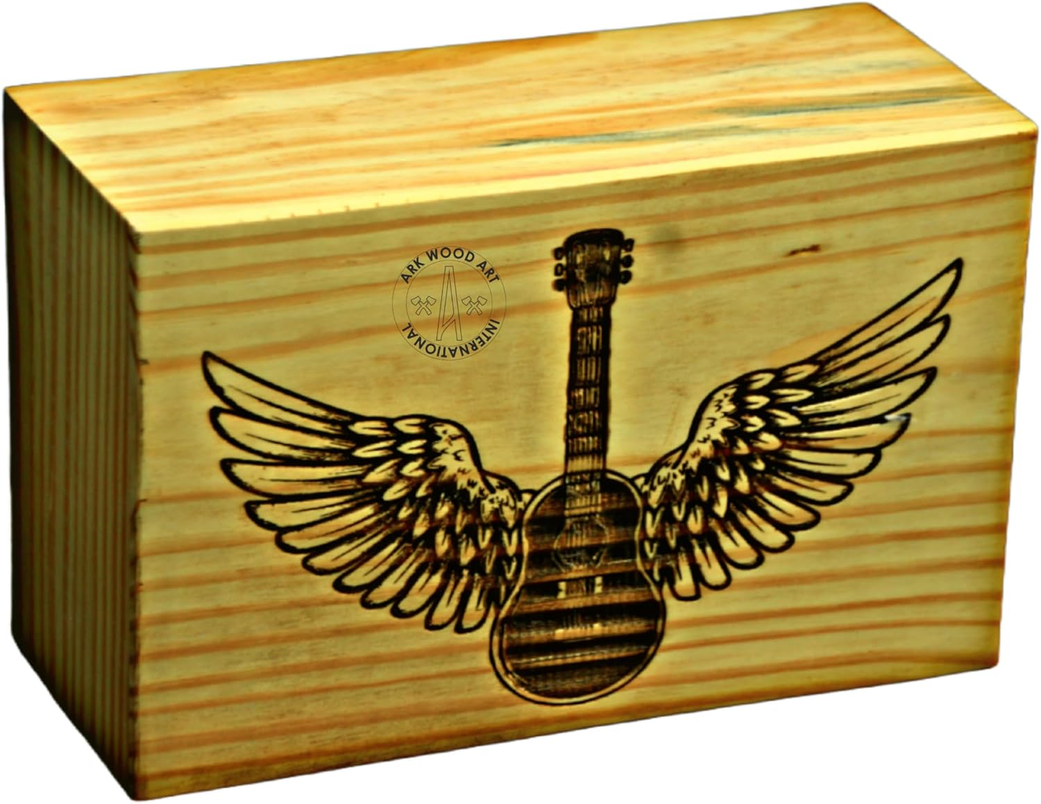 Guitar Musical Lovers Urns - Handmade Wooden Ashes Urn