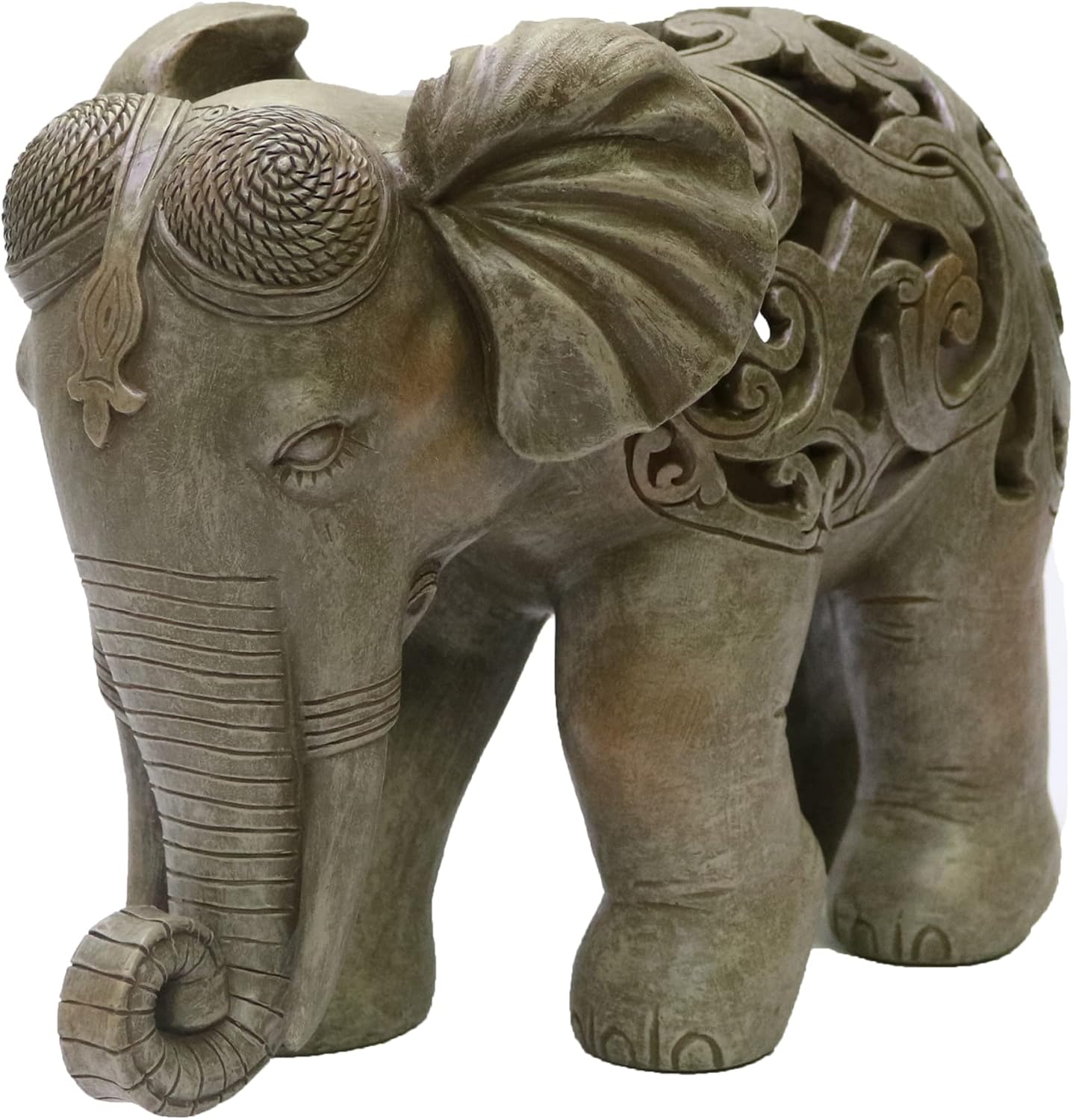 Natures Mark 8 Inch Elephant Resin Statue