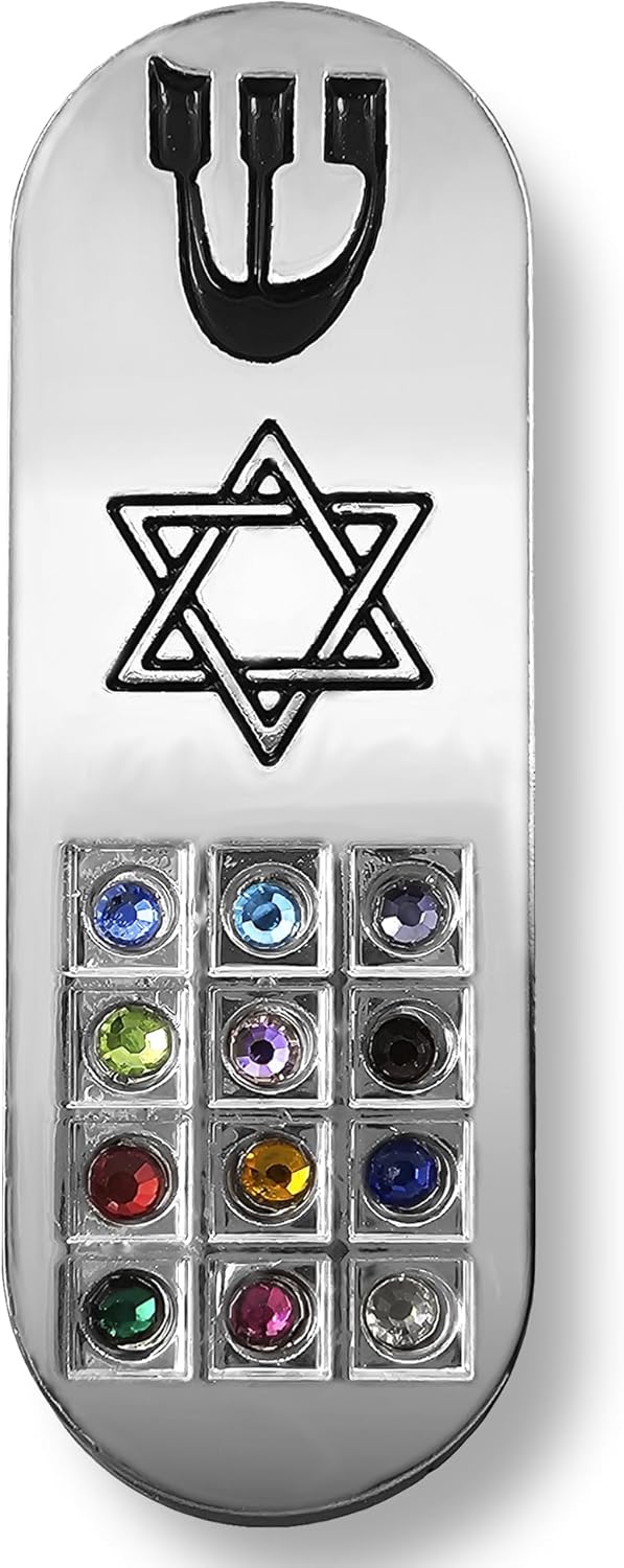 Protection Car Mezuzah with Prayer Scroll and Star of David Judaica Gift