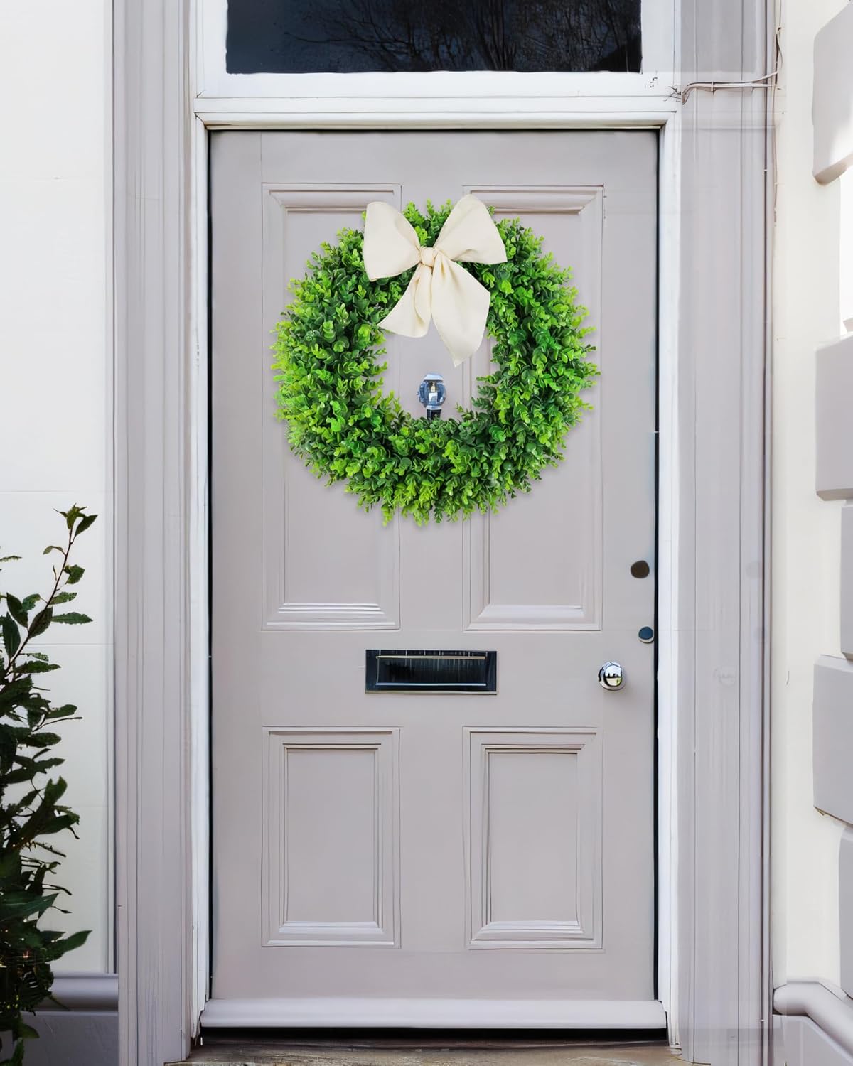 DDHS 24 Inch Artificial Spring Wreath for Front Door