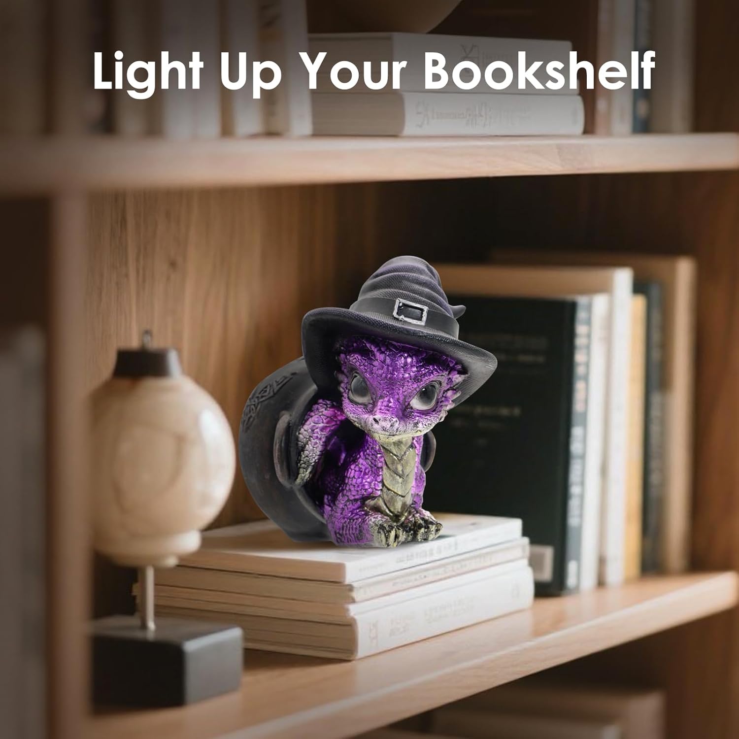 Mini Purple Dragon Figurine - Fantasy Decor