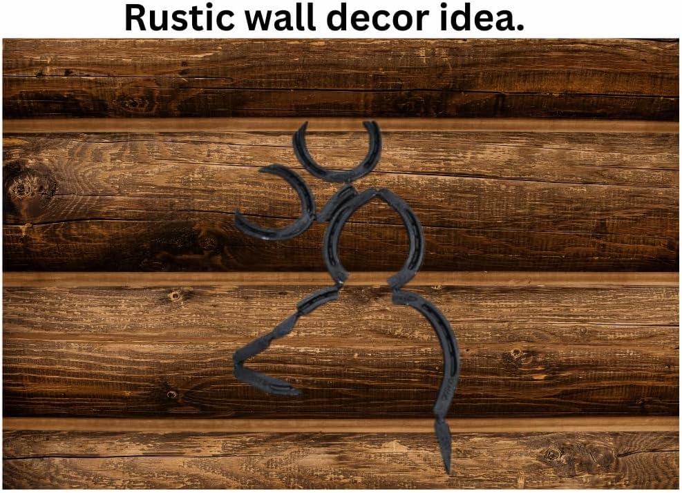 Handmade Silver Rustic Horseshoe Wall Art