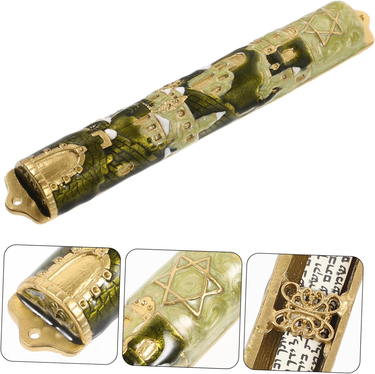 PRETYZOOM Hanukkah Door Decor Mezuzah Decoration Blessing Scripture Cover