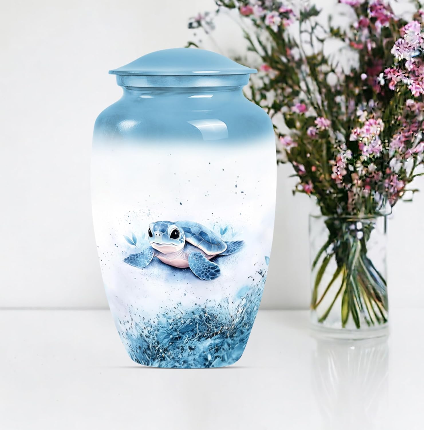 Turtle Urn - Unique Cremation Urn for Ashes 10 Set of 1