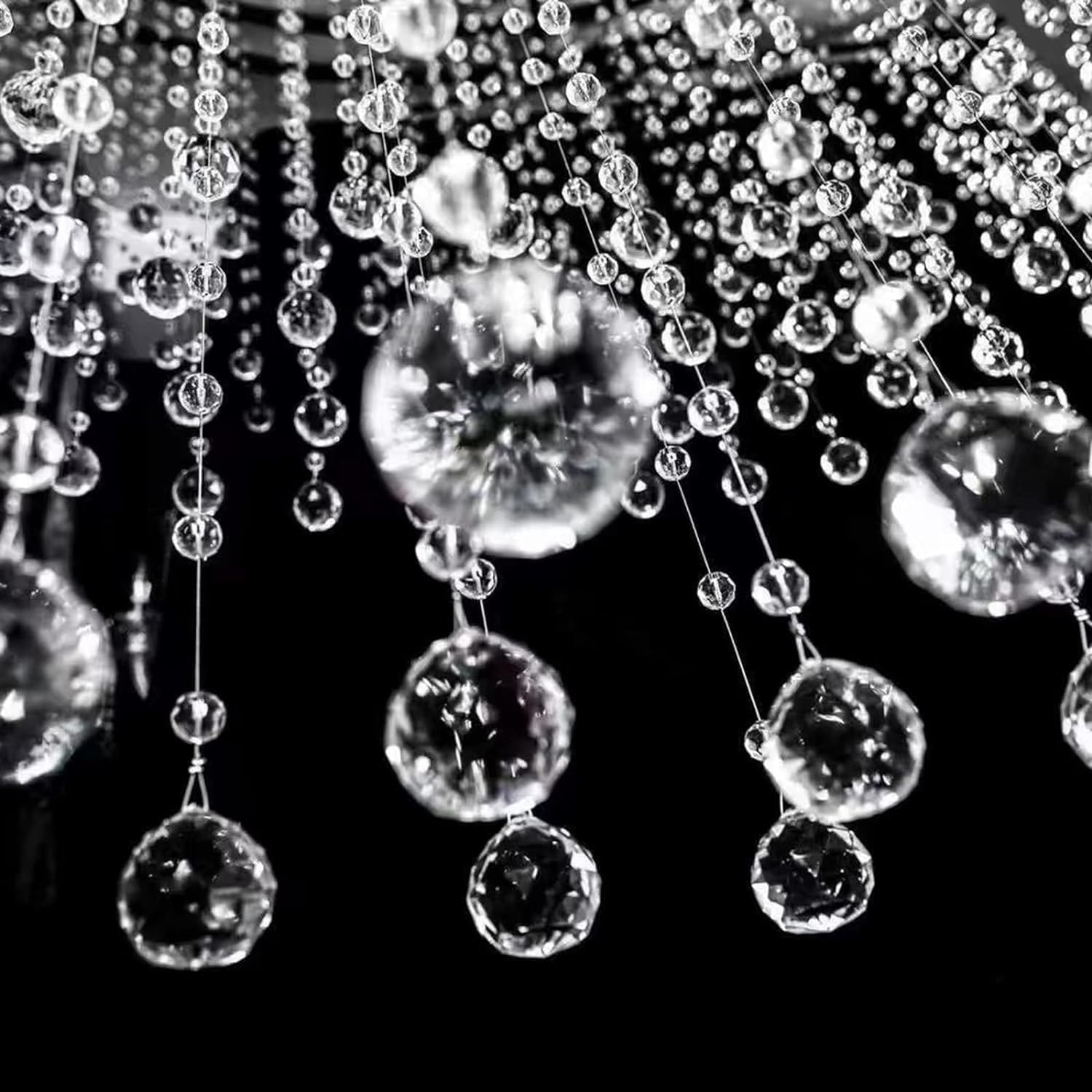 Crystal Beaded String Garland for Wedding and Home Decor