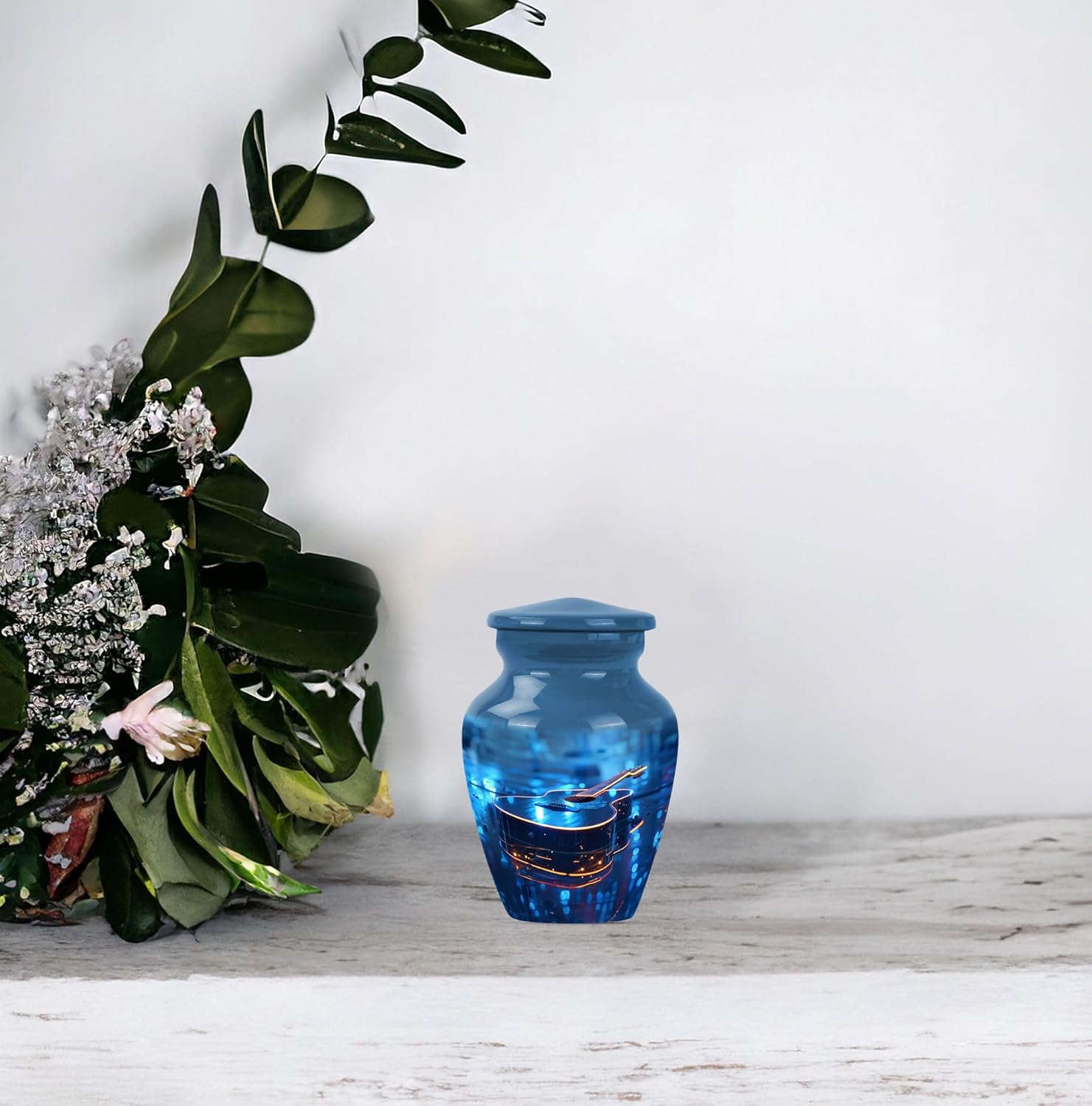 Mini Aluminum Cremation Urn - 3 Inch Small Ash Keepsake for Adults