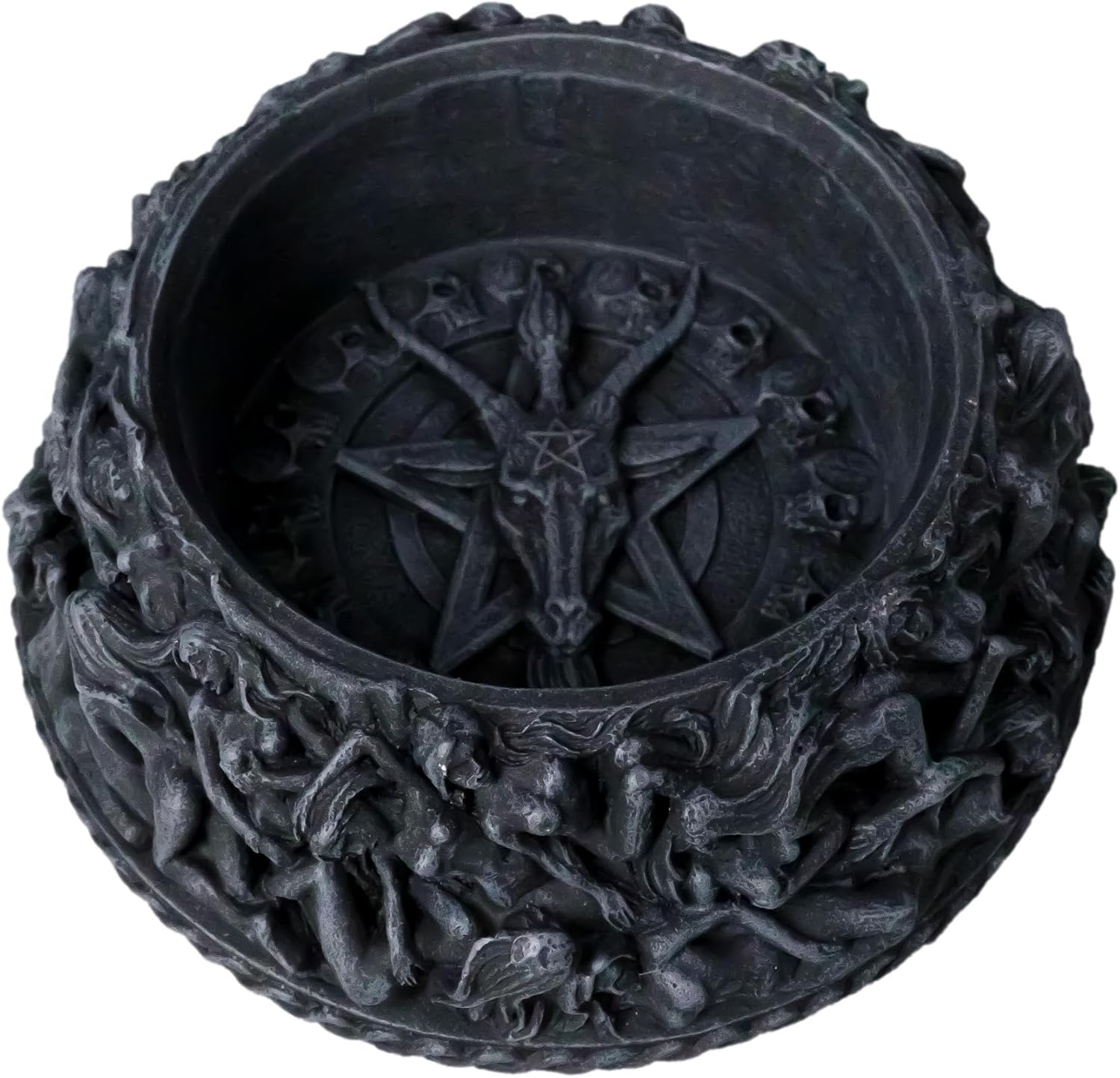 Ebros Gift Baphomet Pentagram Gazing Ball Stand