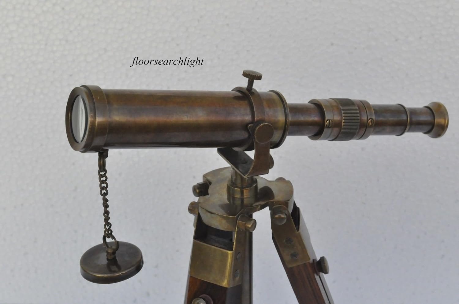Mahira Nautical Brass Telescope with Wooden Tripod