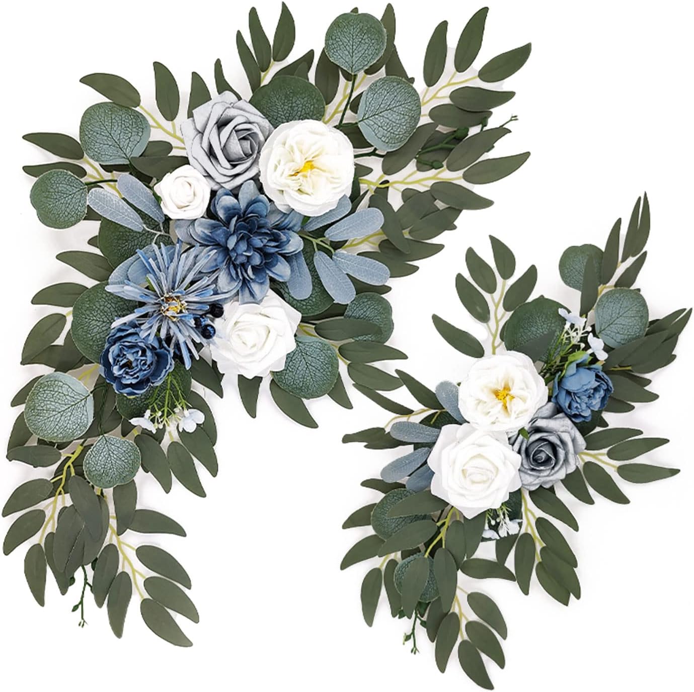 SUNFECILI Wedding Arch Flowers Decor Swag