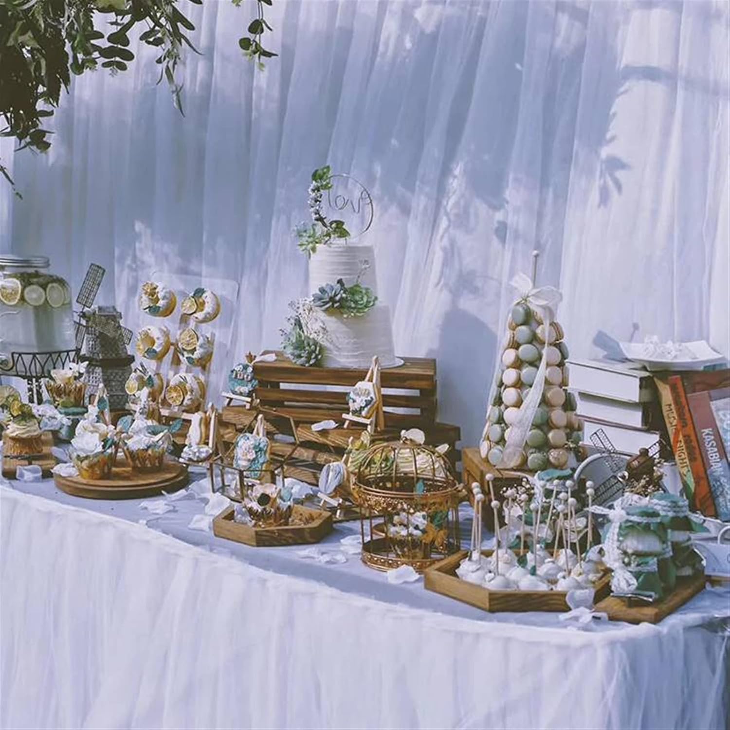 Acrylic Donut Wall Display with Easel for Parties