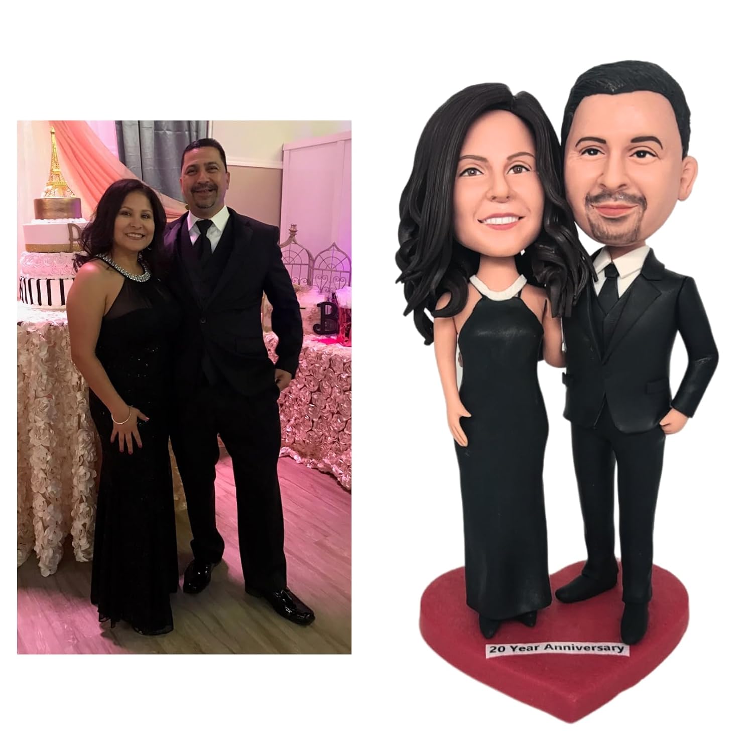 Custom Bobblehead Figurine for Couples Anniversary Gift