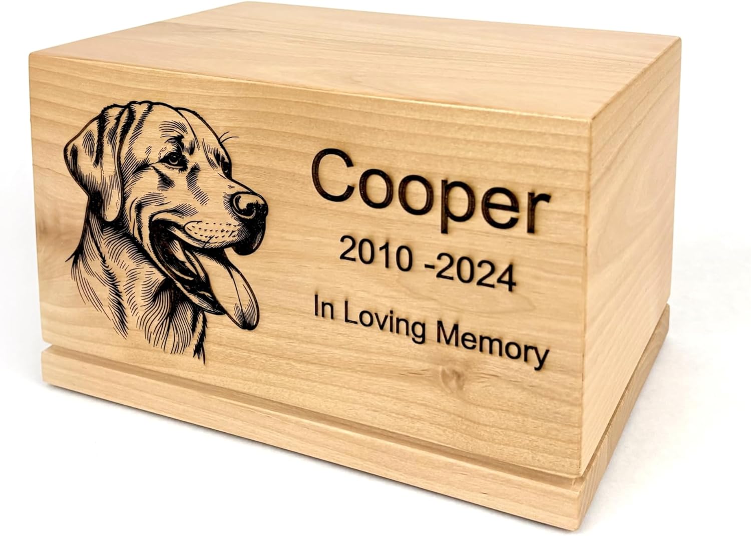 Pet Urn for Dogs Cats Custom Laser Engraving