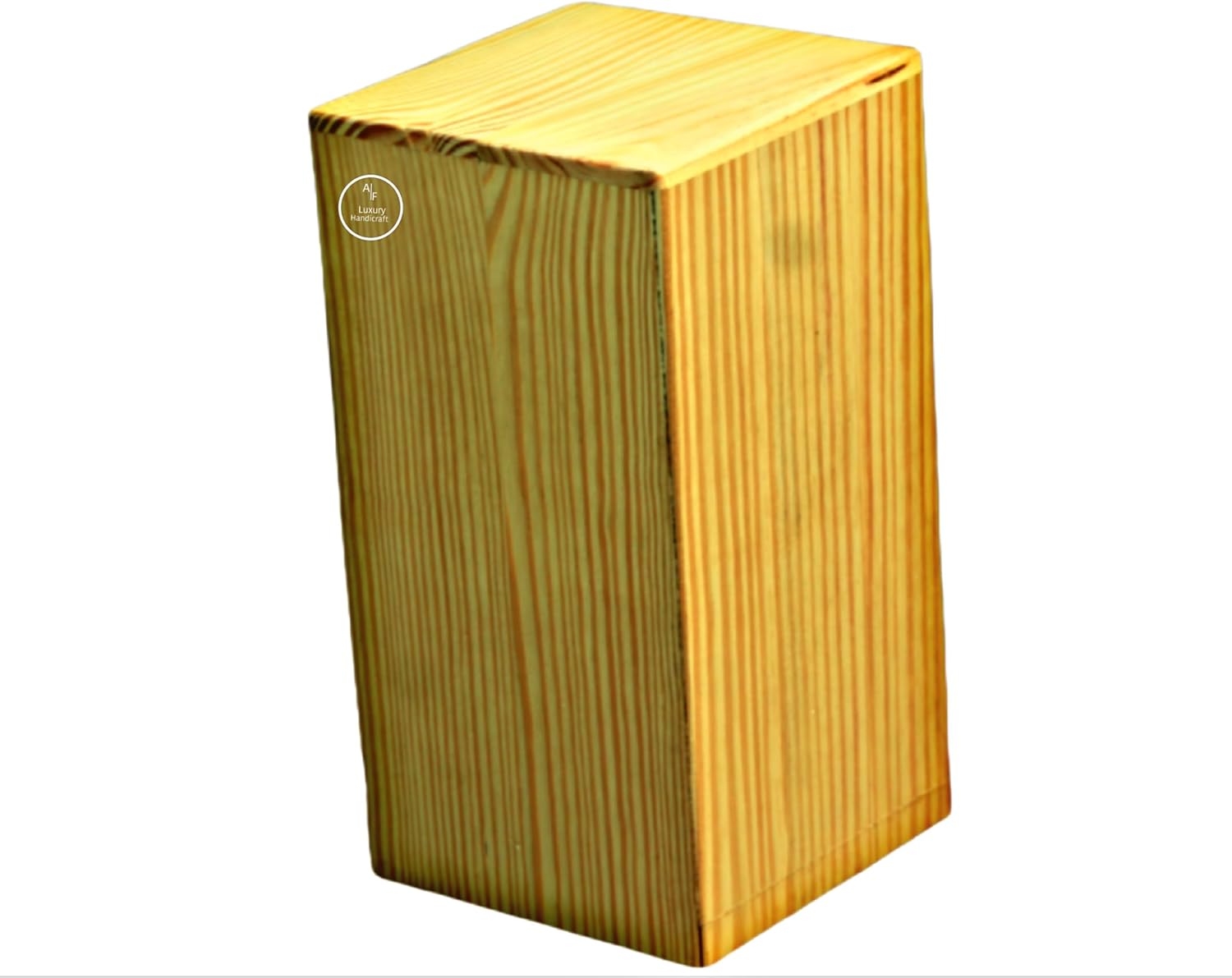 A-F Luxury Handmade Palm Tree Urn - 220 Cubic Inch Natural Wood