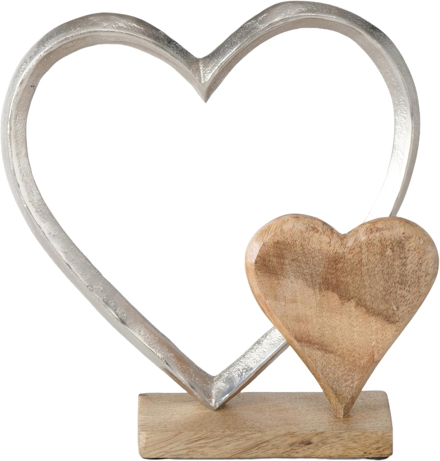 WHW Eternity Double Heart Figurine 9 Inches