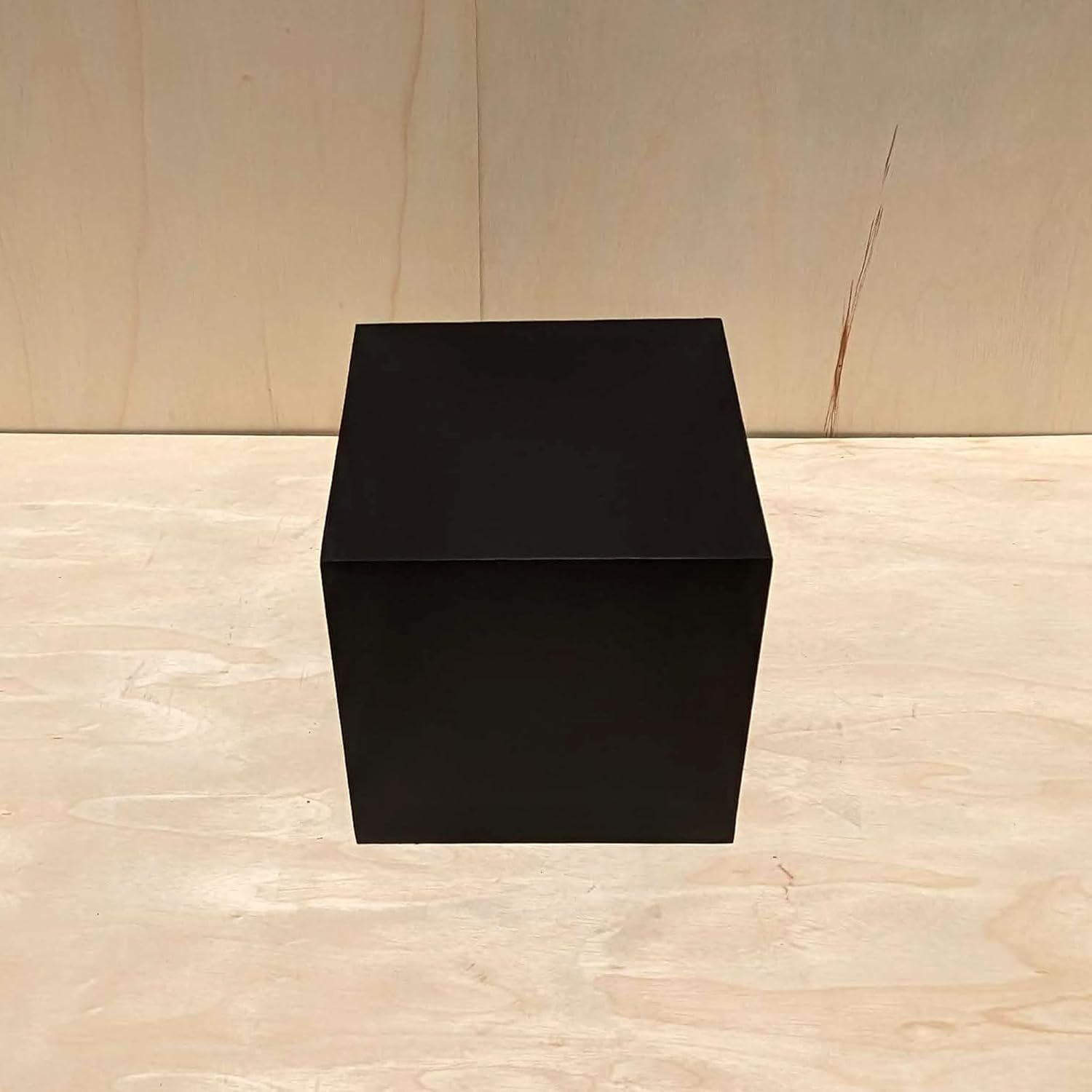 12x12x12 Matte Black Display Cube Stand