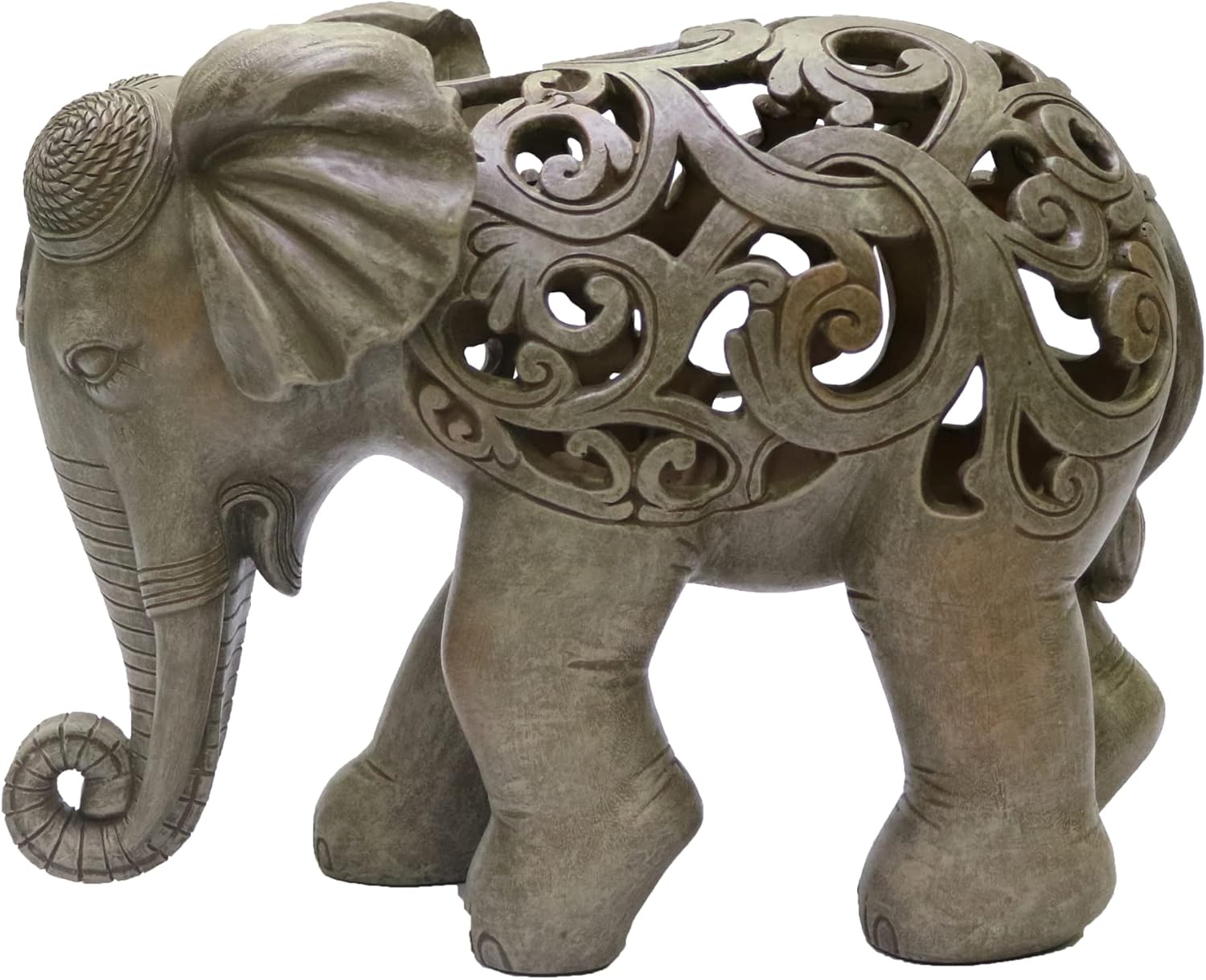 Natures Mark 8 Inch Elephant Resin Statue