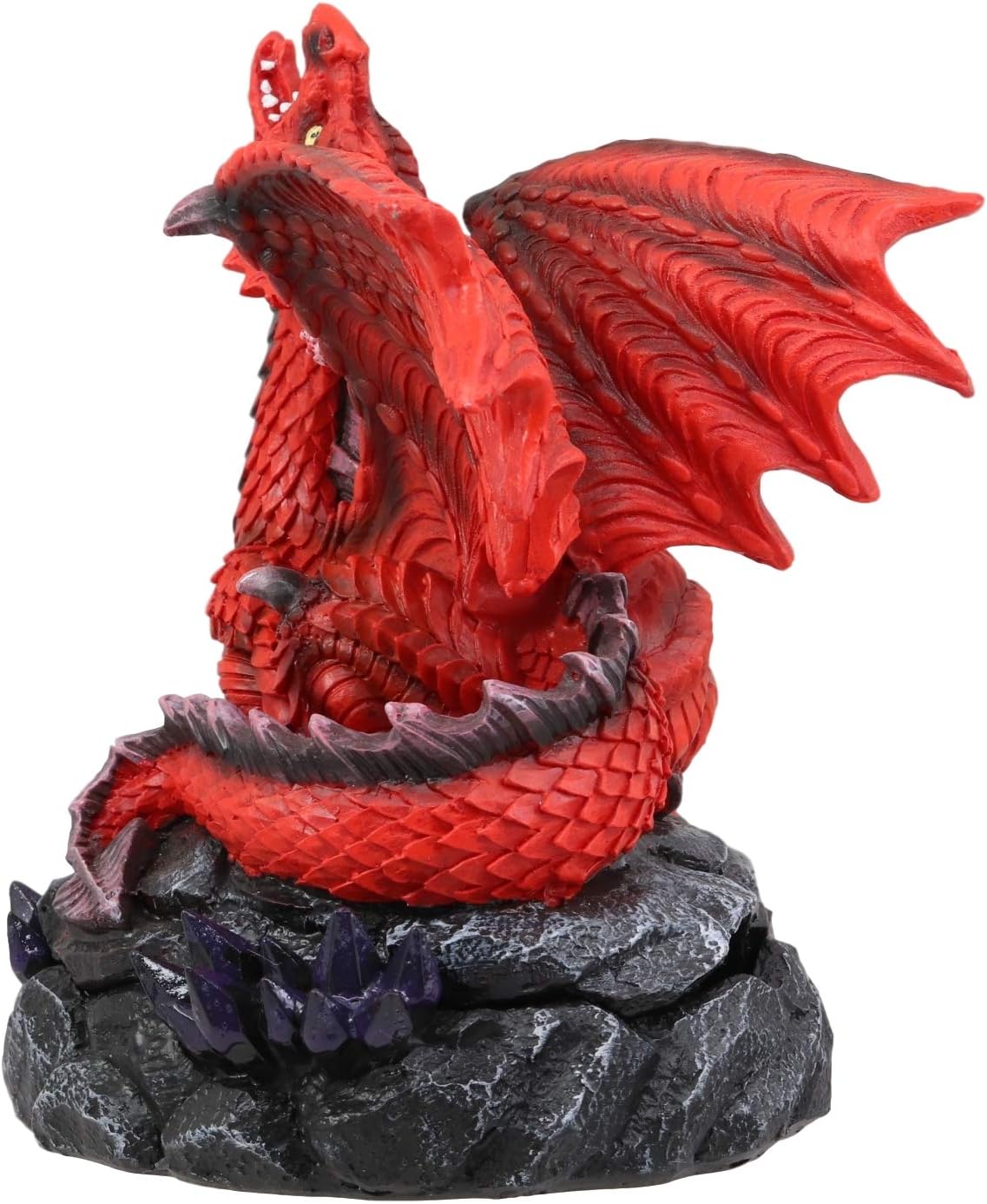 Ebros Gift Stryker Red Dragon Incense Burner Figurine 625 In