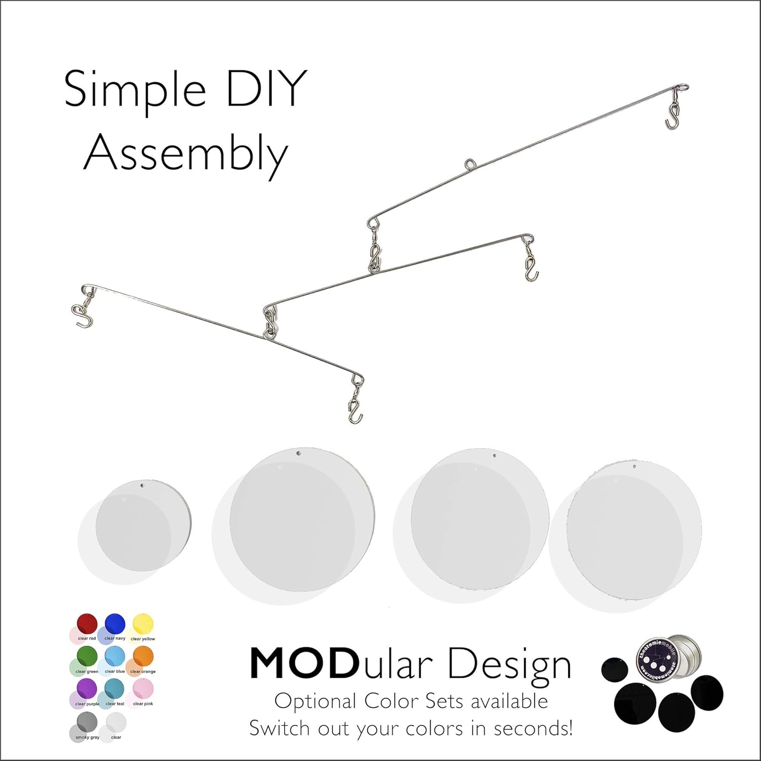 Mid-Century Modern Style Kinetic Mobile