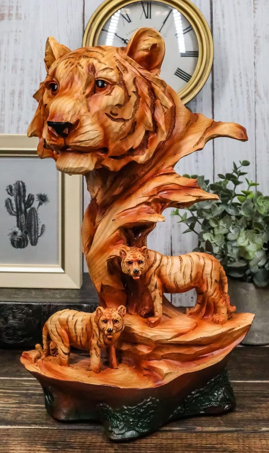 Ebros Gift 1175 Inch Tall Bengal Tiger Resin Sculpture