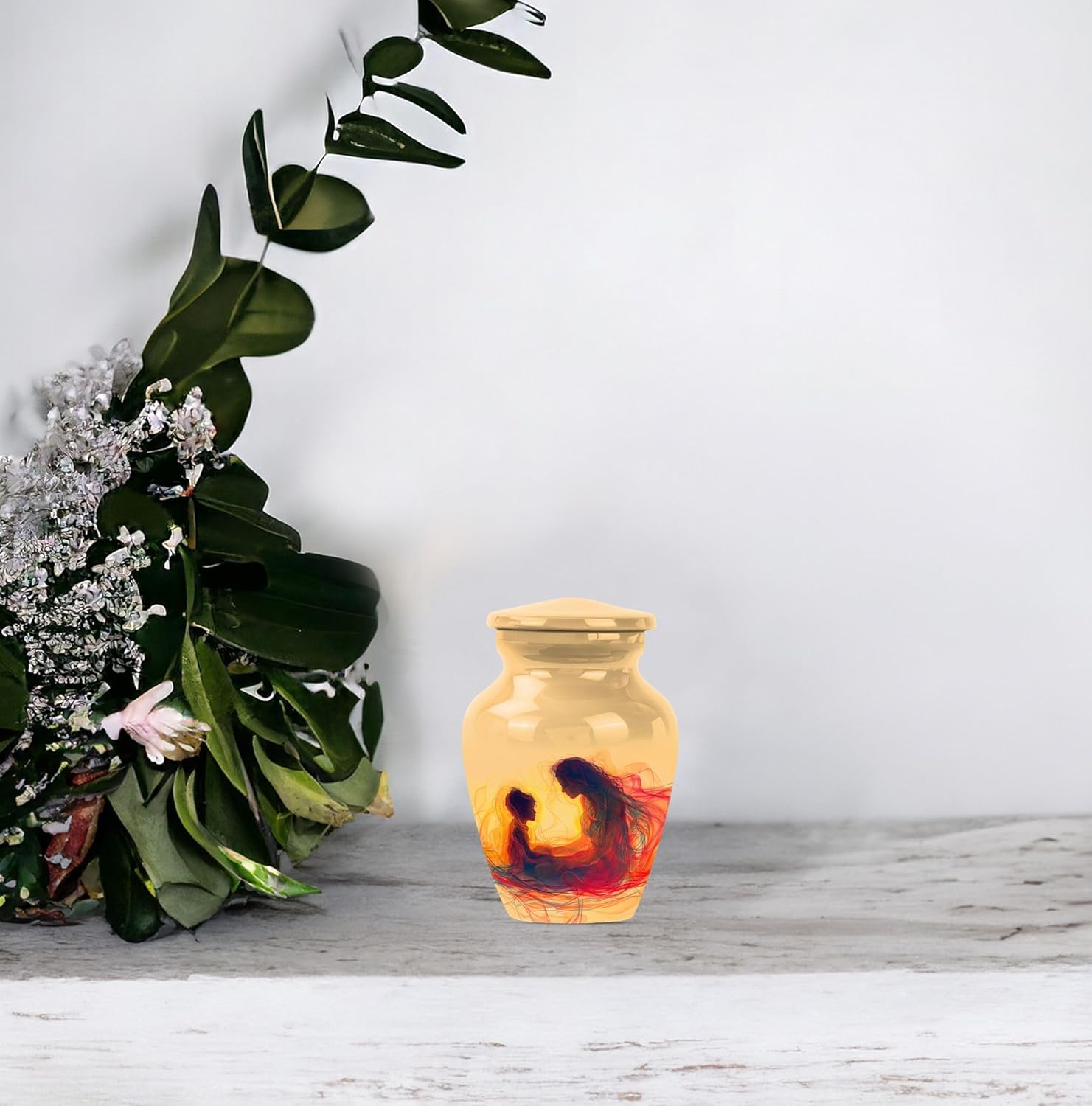 Unique Funeral Urns for Human Ashes - Elegant Decorative Urns Combo