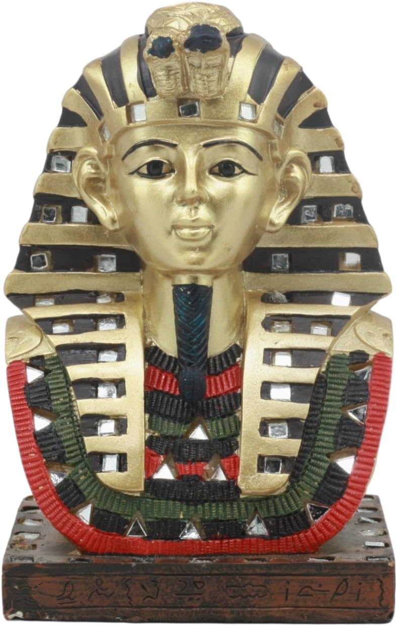 Ebros Ancient Egyptian Mask of King Tut Bust Statue