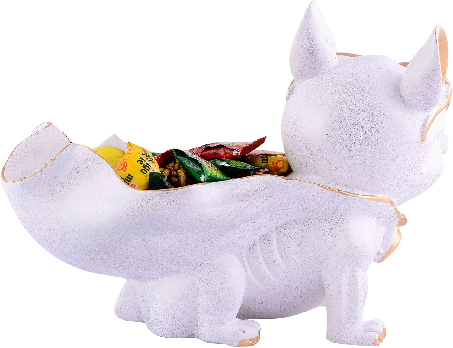 Cool Dog Sculpture with Plate for Home Decor 1