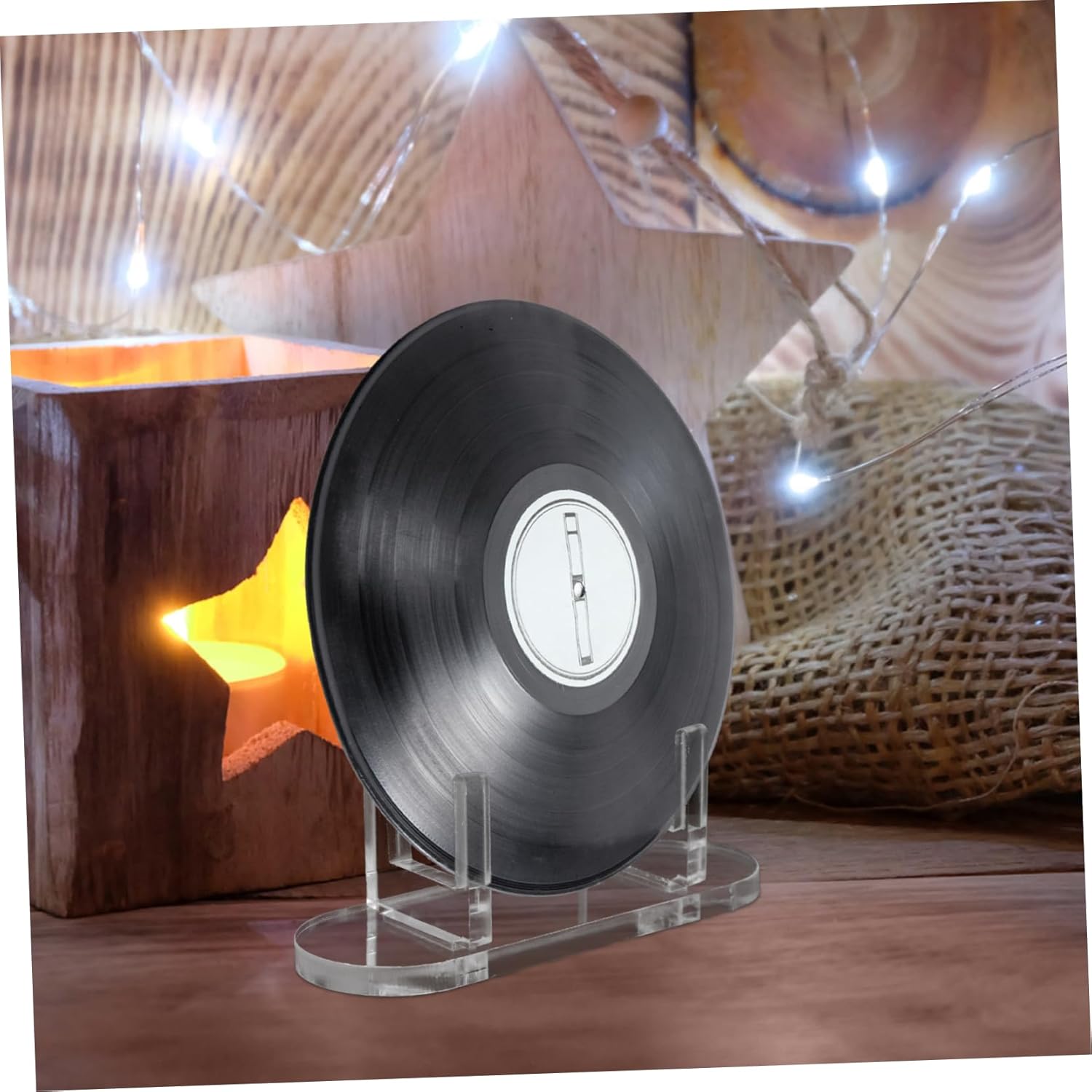 Clear Acrylic Vinyl Record Display Easel Stand