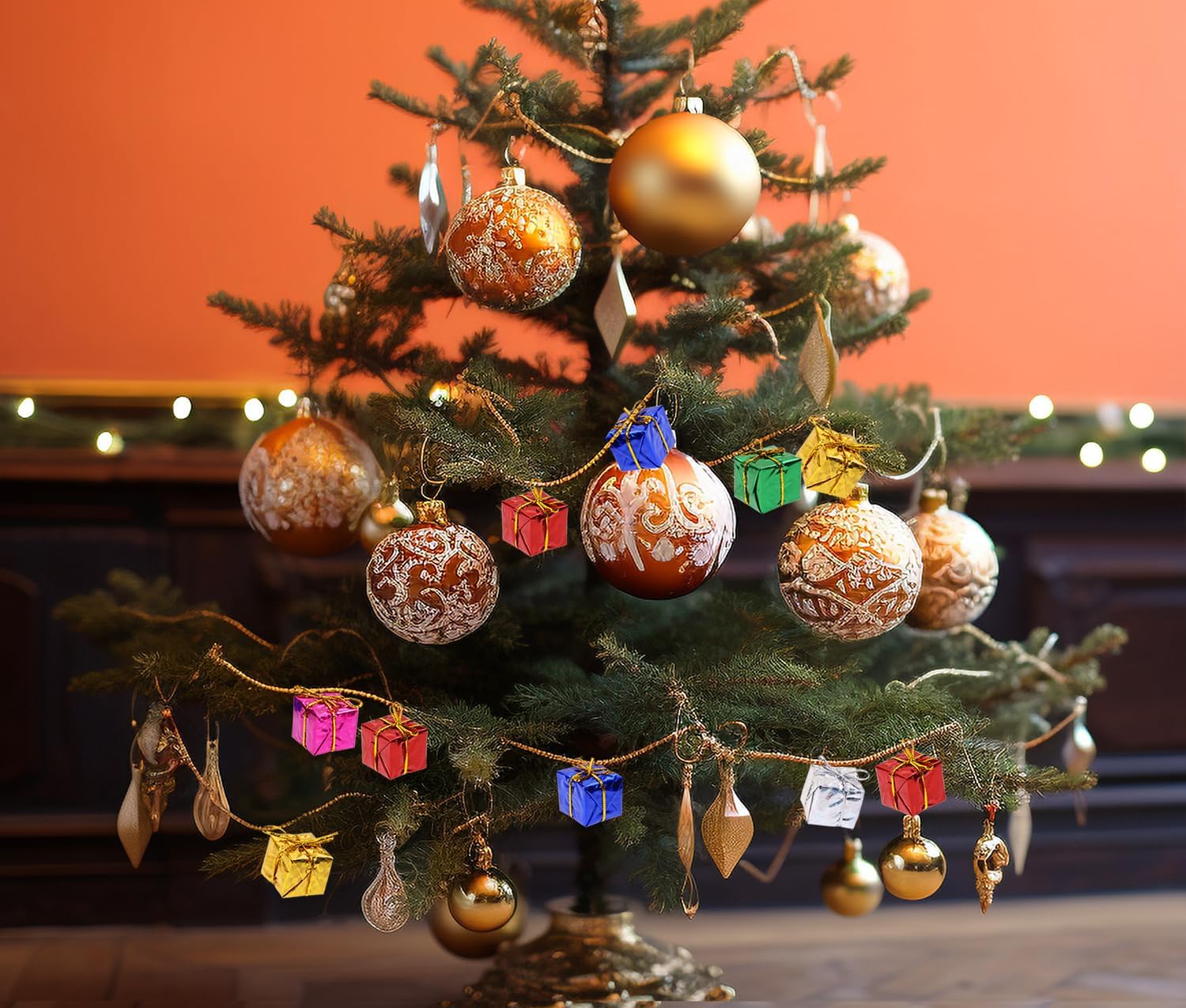 Penta Angel Christmas Tree Mini Boxes 36Pcs Assorted Color