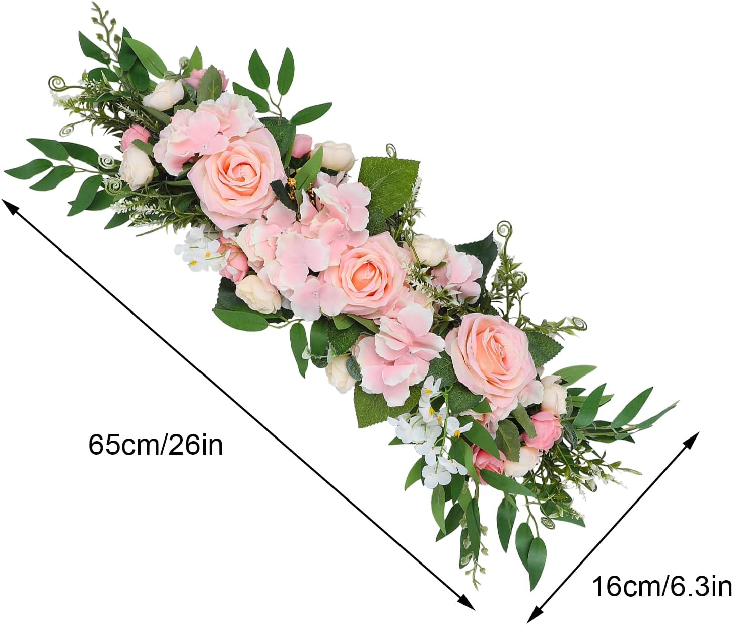 Treetdov Rose Swag Flowers Wedding Arch Artificial Decor