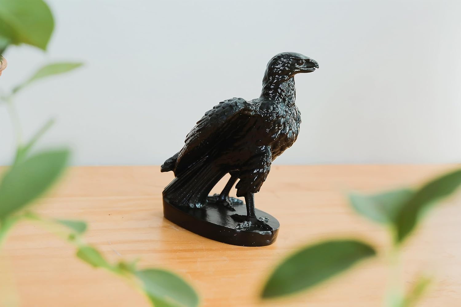 EASCHEER Gothic Black Eagle Figurine Decor