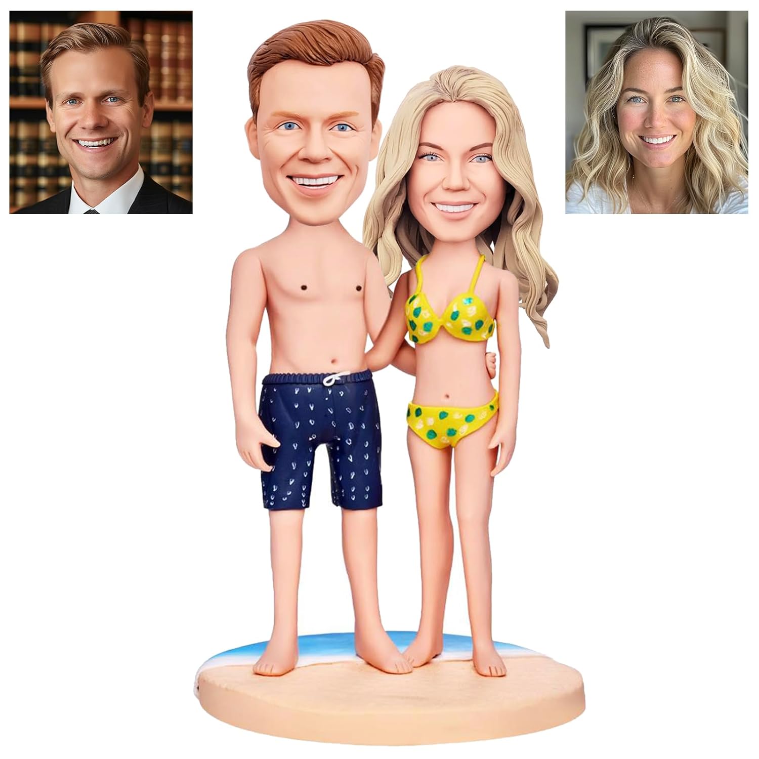 Custom Bobblehead Figurine for Couples Anniversary Gift