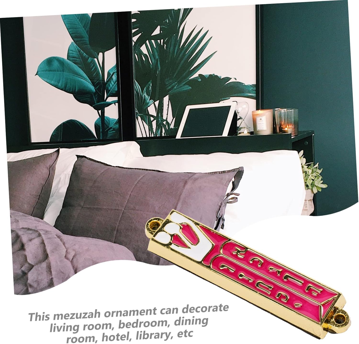 MAGICLULU Vintage Mezuzah Plaque Door Decor