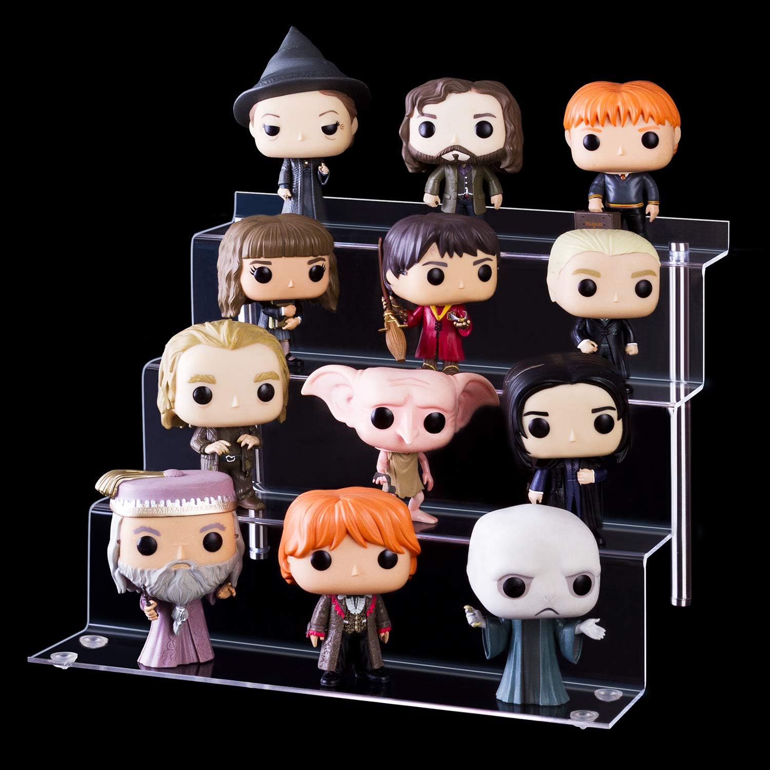 LileZbox Acrylic Display Stand for Pops Figures 4-Step