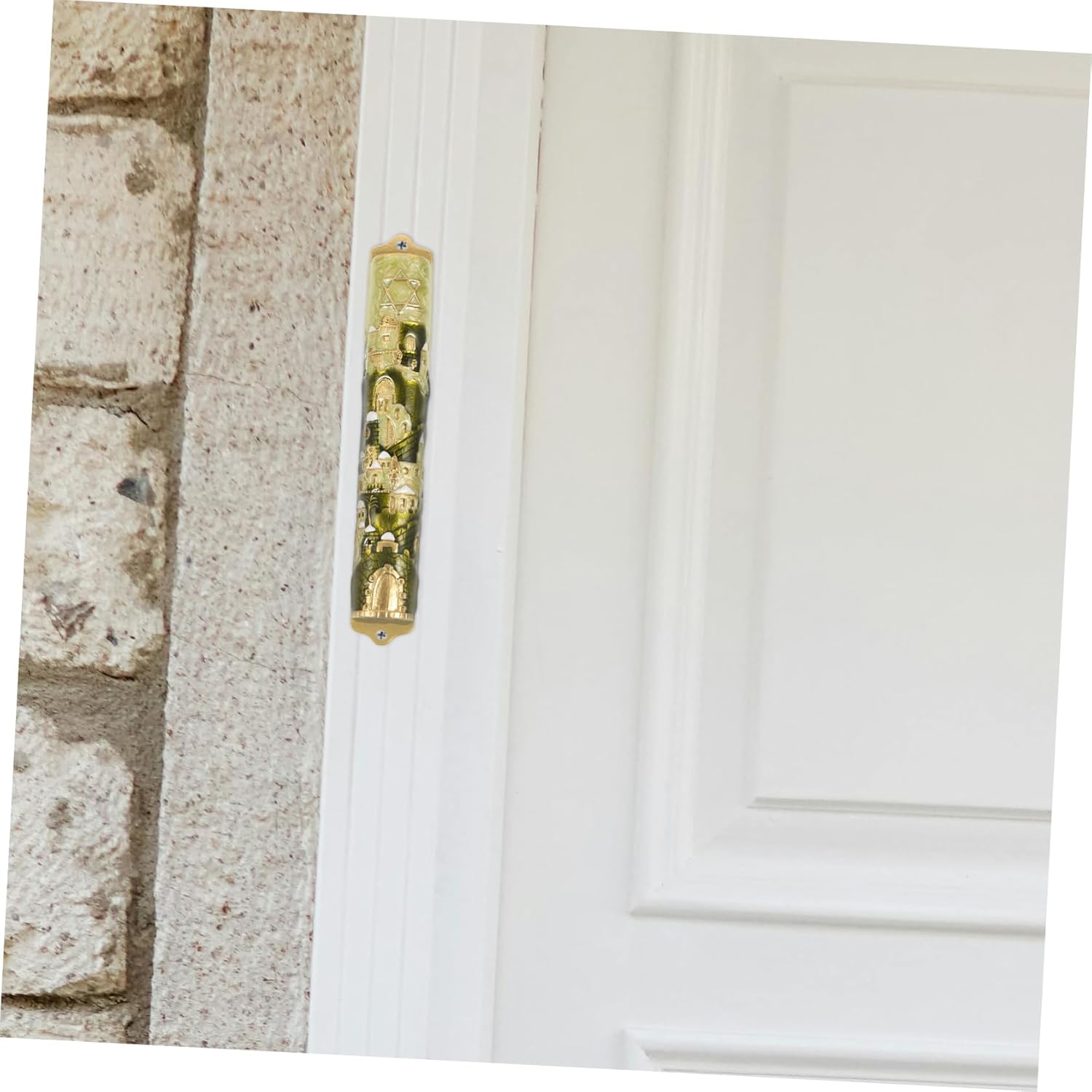 PRETYZOOM Hanukkah Door Decor Mezuzah Decoration Blessing Scripture Cover