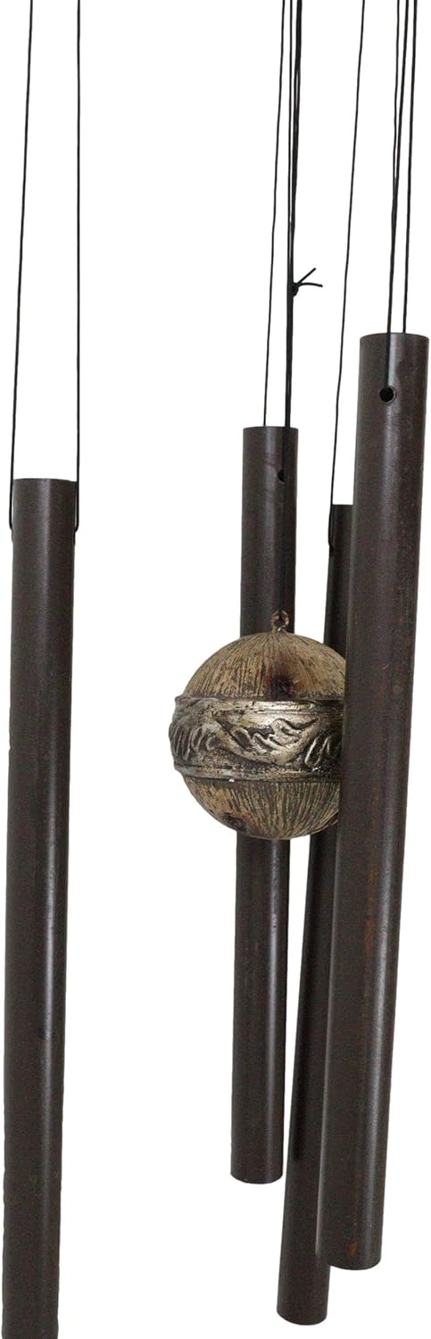 Ebros Gift Farm Country Rustic Horse Saddle Wind Chime