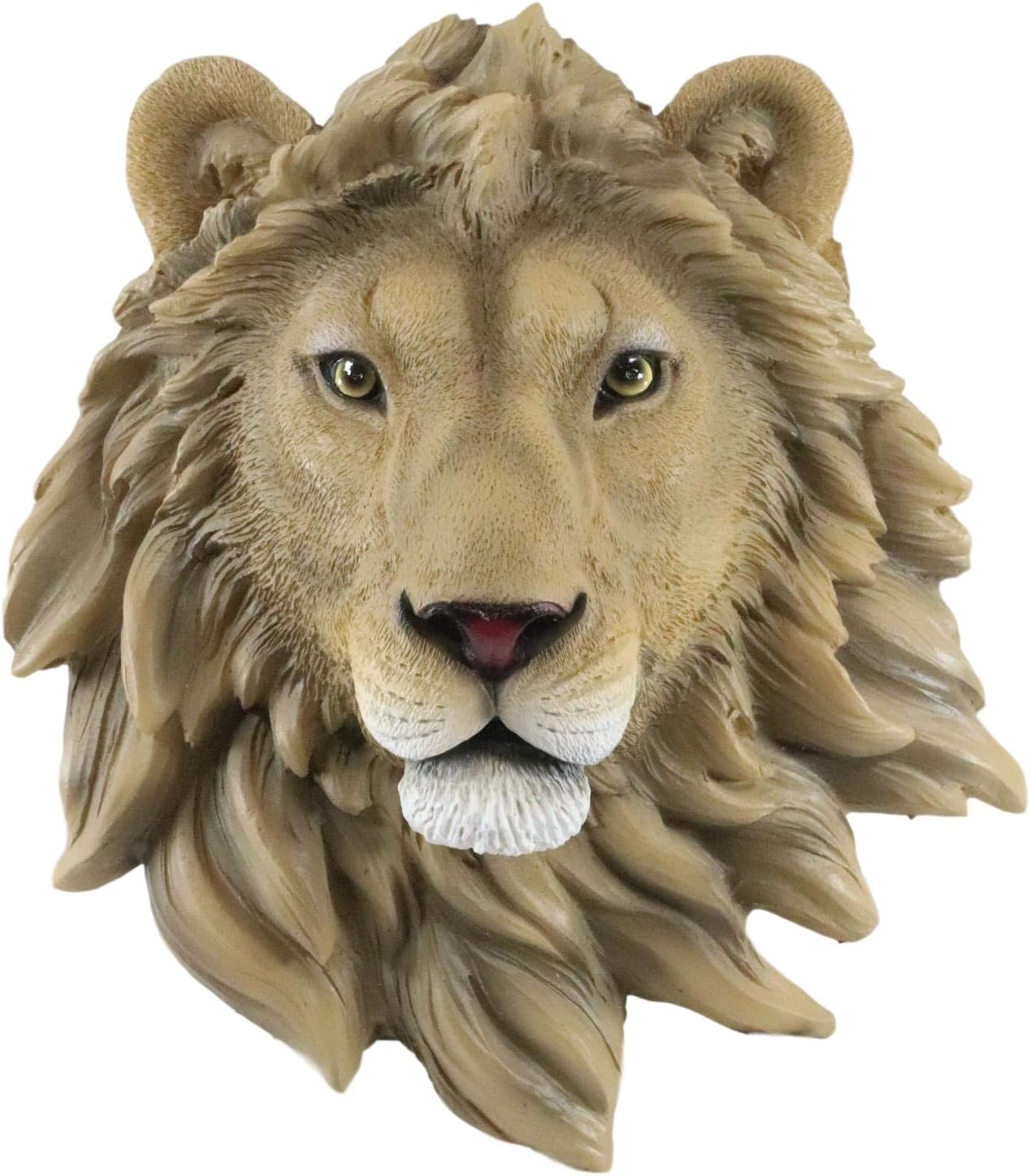Ebros Simba Safari King Of The Jungle Lion Head Wall Decor Plaque 925Tall