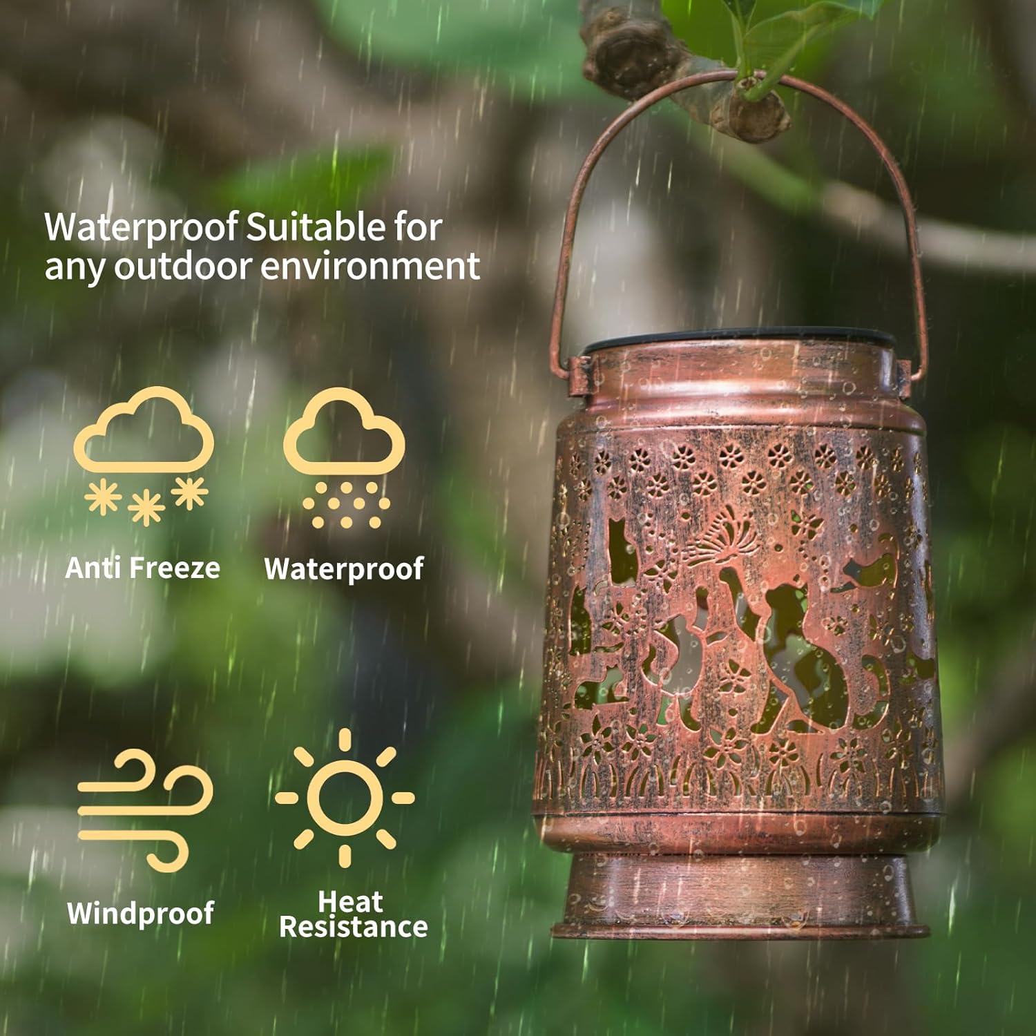Styleonme Solar Light with Cat Design for Garden and Home